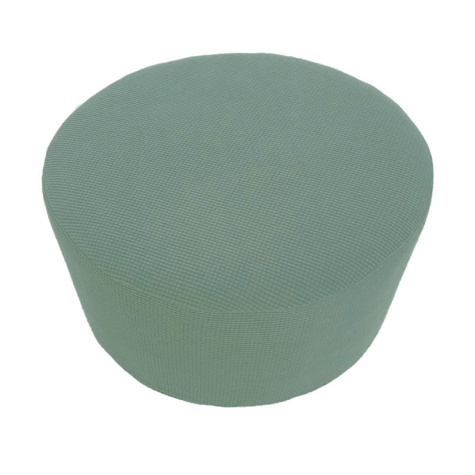 Soft Ottoman Covers Full Coverage Elastic Slipcover Child Safe Ottoman Covers For Round Stools Protecting Against Spills Ref: 5388