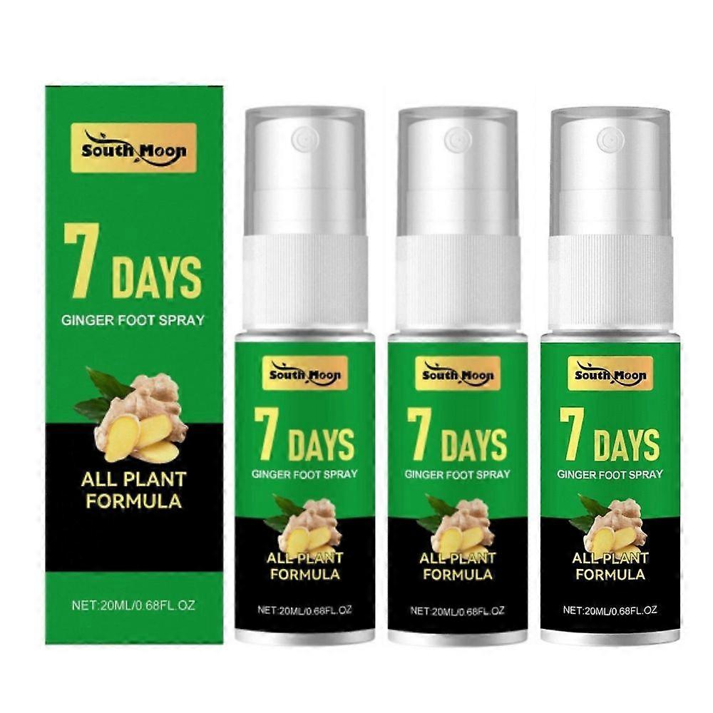 Mild, Refreshing and Moisturizing Foot Ginger Nourishing Spray