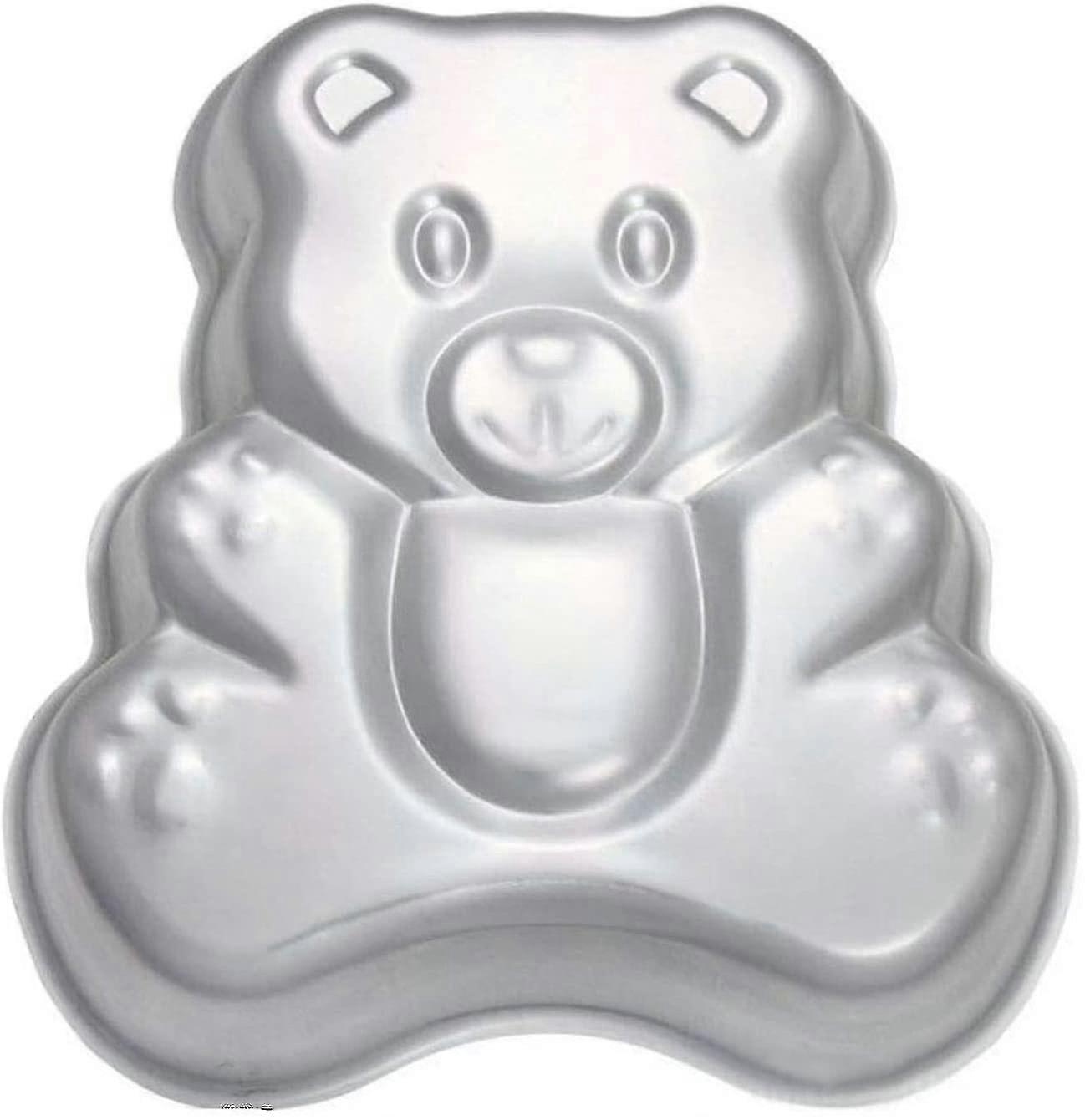 Forma de Bolo de Alumínio 3D em Forma de Urso de 9 Polegadas para Bolos de Aniversário - Urso