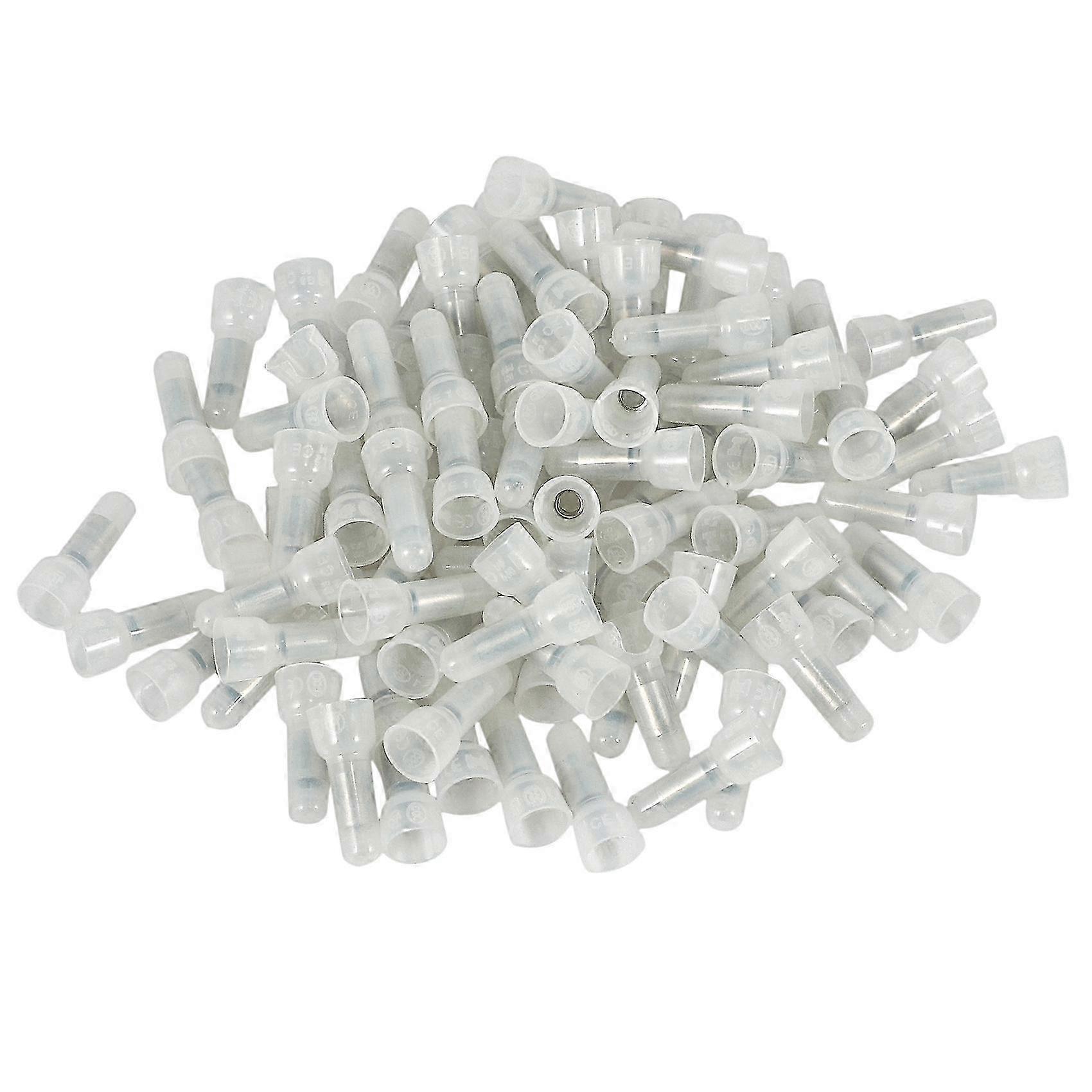 100pcs Nylon Closed End Cap Insulated Connectors Wire Crimp Terminal 16-14 AWG