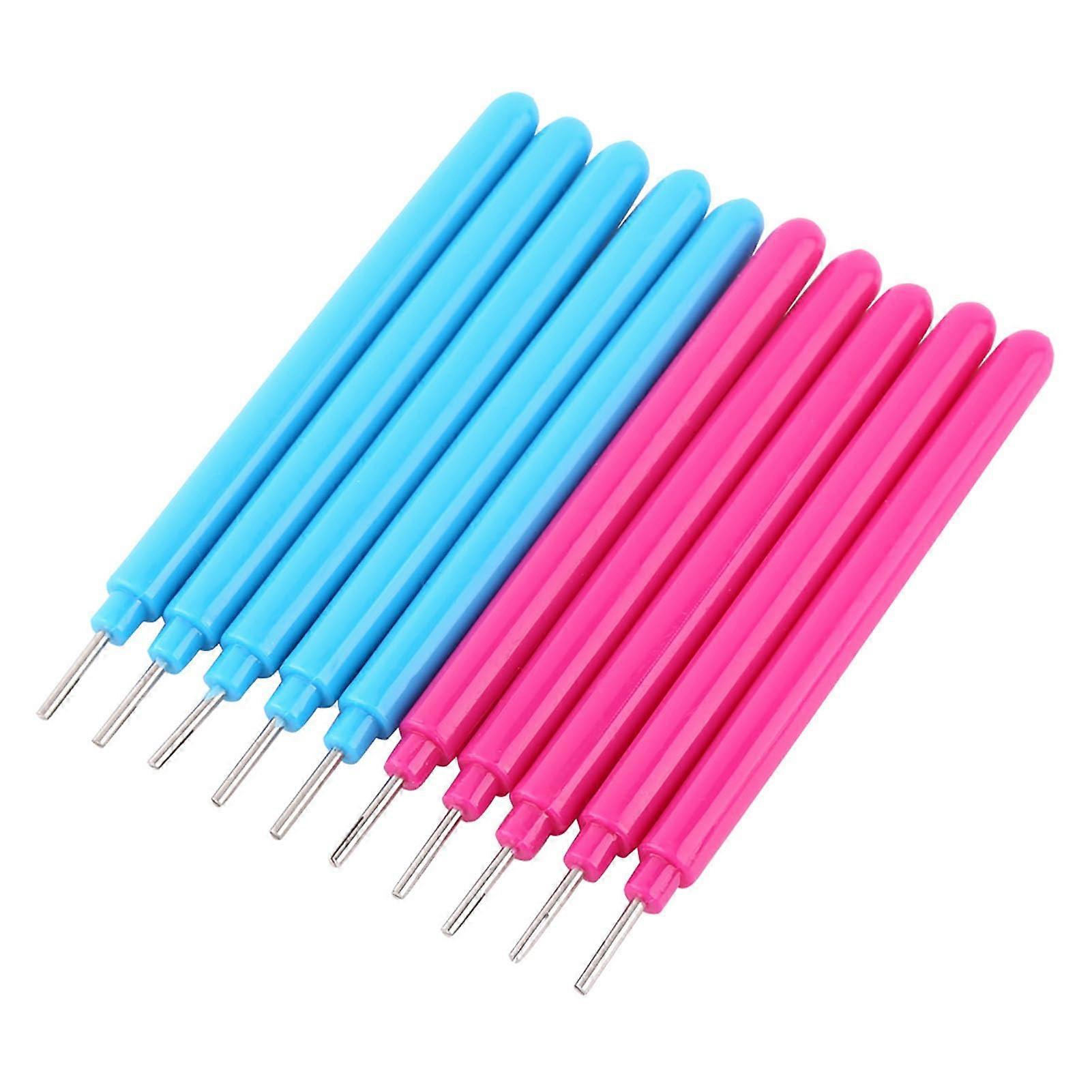 Plastic Slotted Paper Quilling Tools Kit, 10Pcs Rolling Tools for DIY Craft
