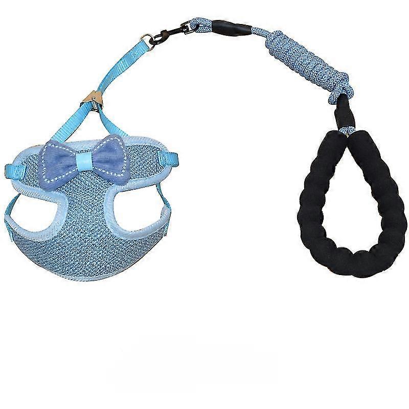 Hand Holding Rope Small And Medium-sized Dogs Leash Linen Bow Corse...
