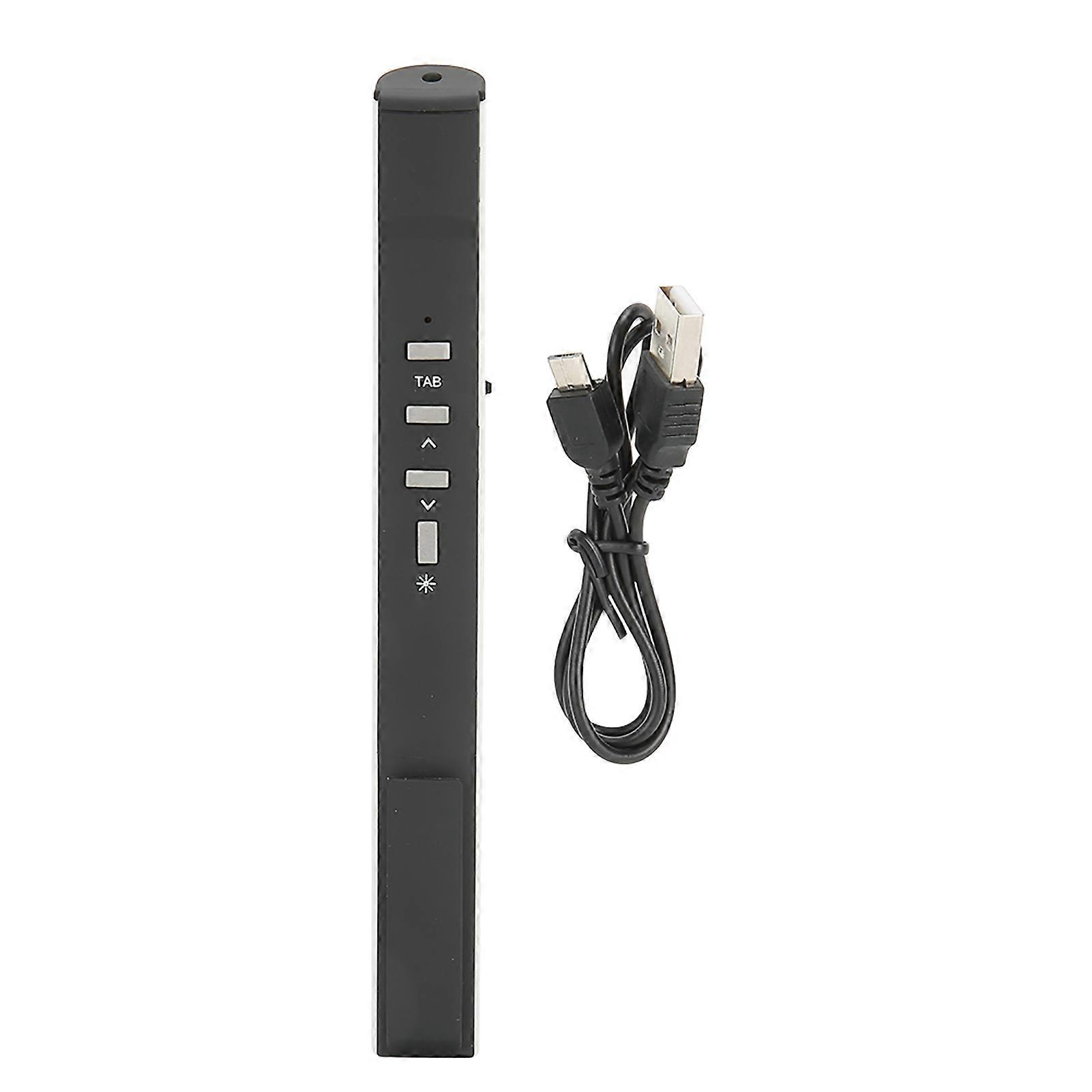 Wireless Presentation Pen Red Light Rechargable PPT Remote Control 2.4GHz Teacher Equipment