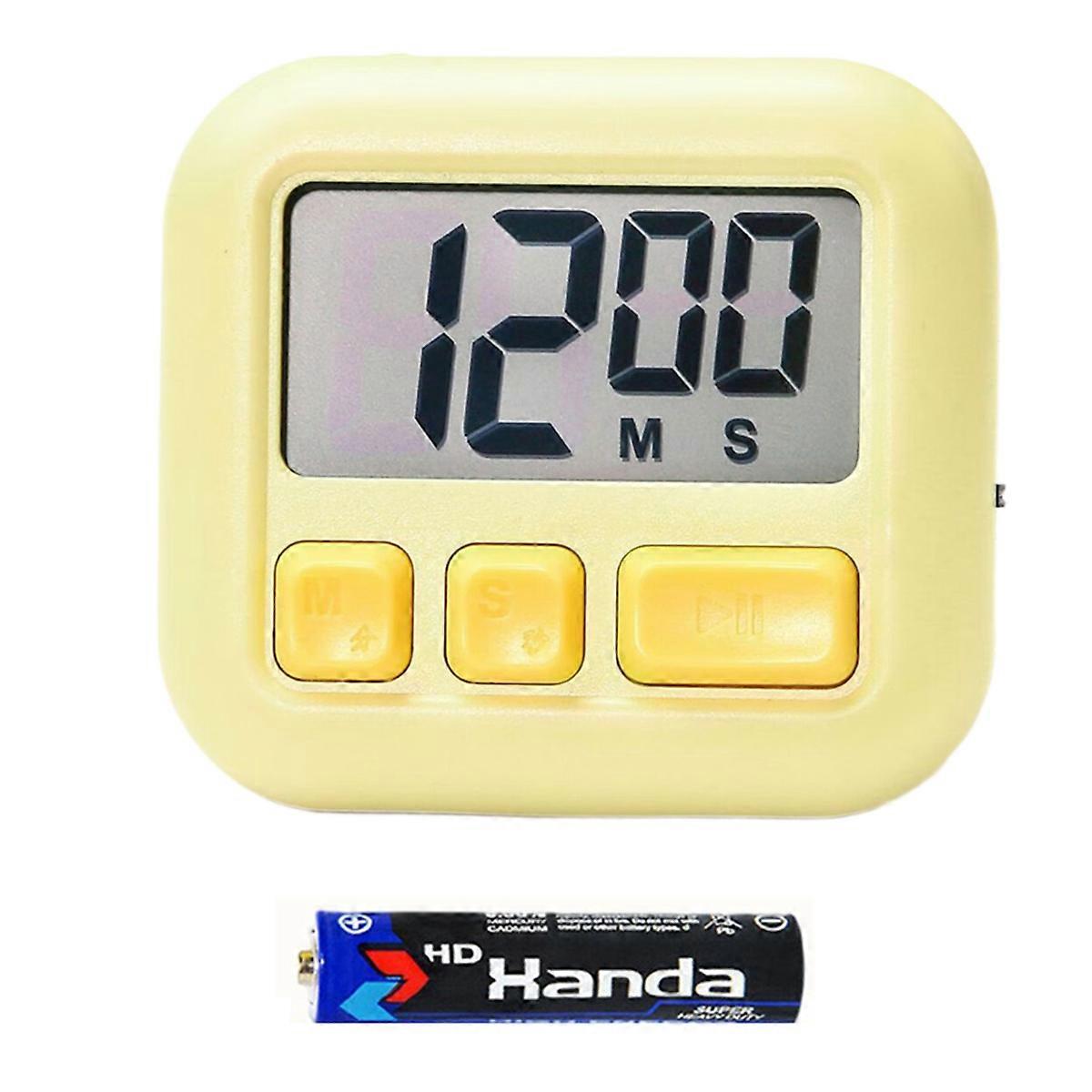 LCD Digital Kitchen Timer with Magnetic Electronic Tool for Cooking Countup Timing Cook Friendly Ala