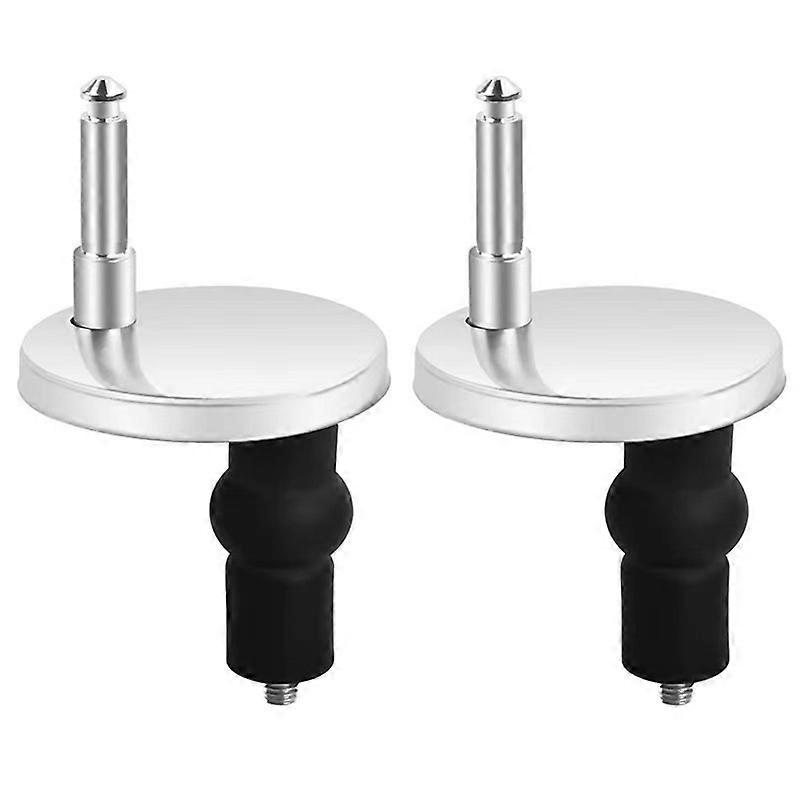 Set of 2 universal toilet seat brackets for toilet seats - Compatible with most standard toilet seats with automatic lowering system - Easy to install