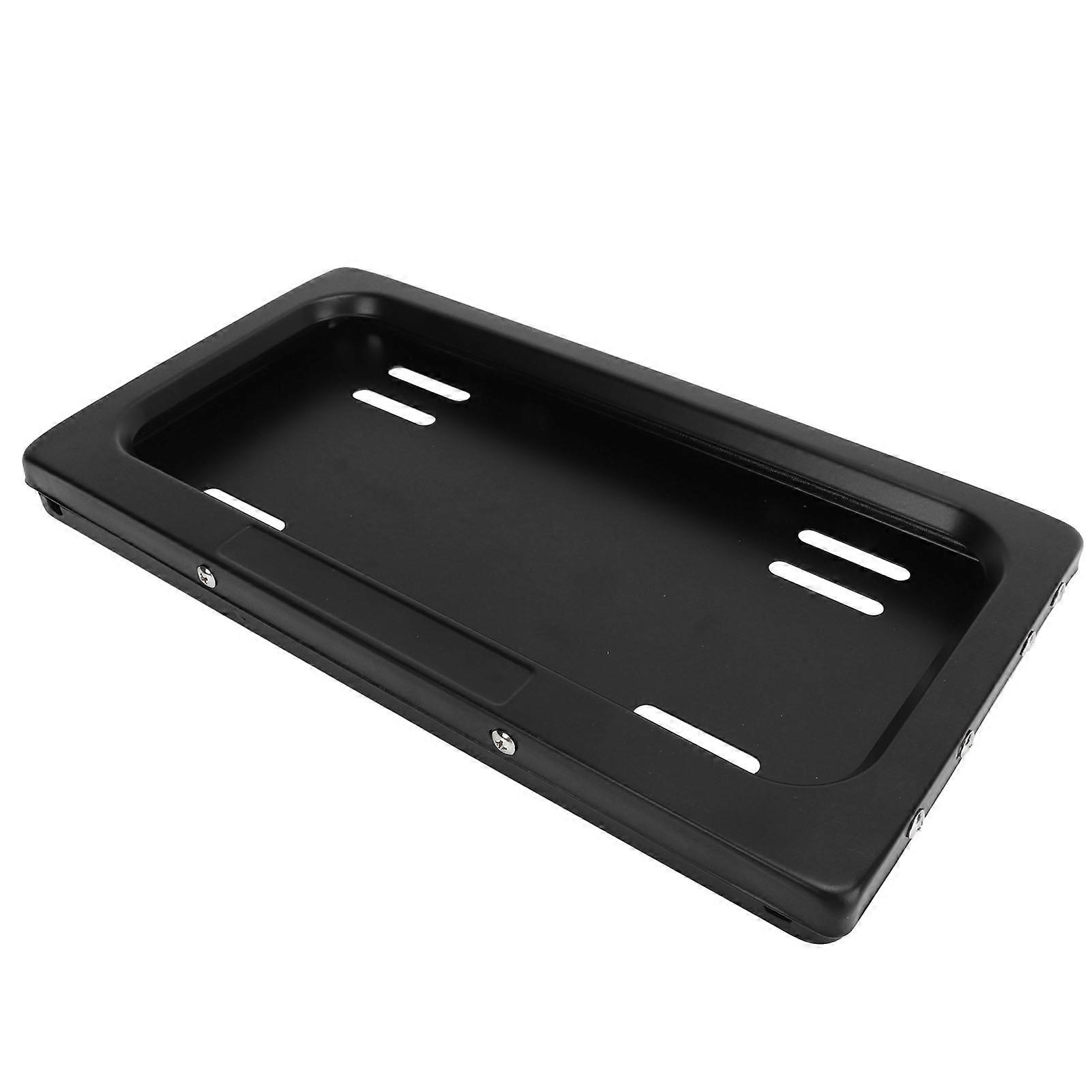 Electric Metal License Plate Bracket Holder 5m Cable Remote Control