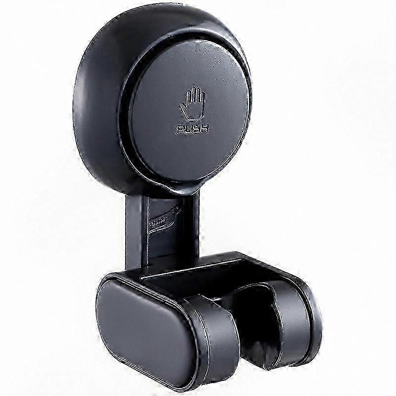 Adjustable Shower Head Holder with Suction Cup - Wall-Mounted Design for Easy Installation