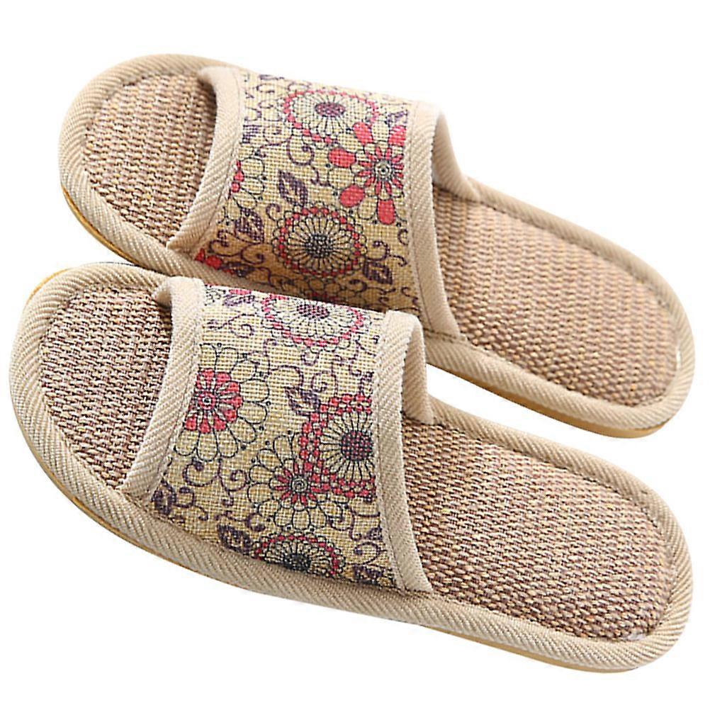 Indoor Use Summer Slippers Breathable and Slip-resistant for Men 39-40 Size 1Pair