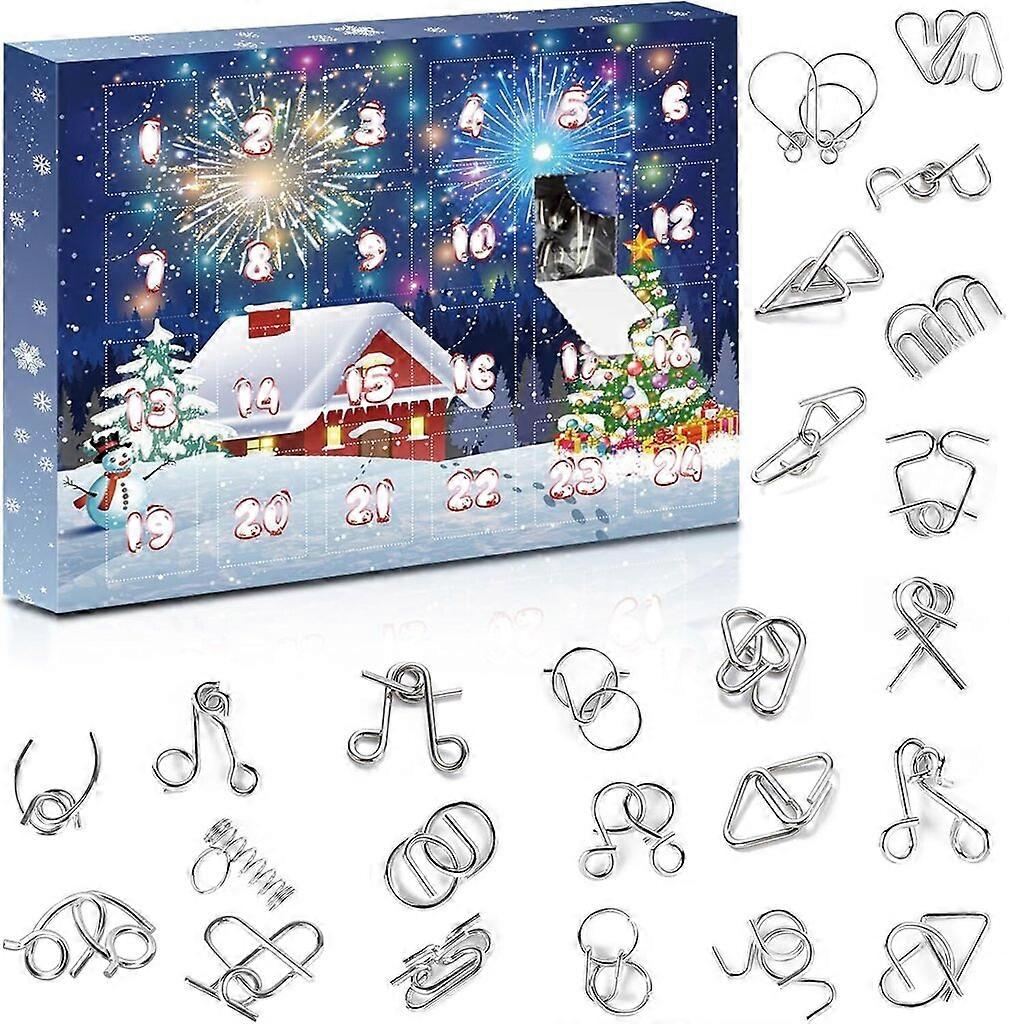 Metal Jigsaw Advent Calendar