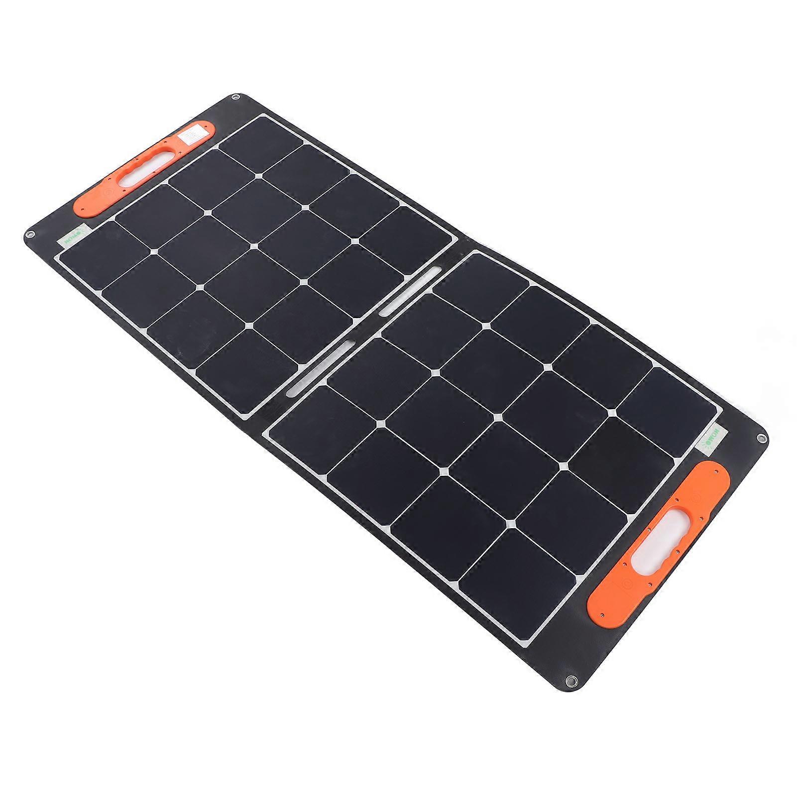 100W 18V Foldable ETFE Solar Panel 125x54.5cm IP65 Waterproof