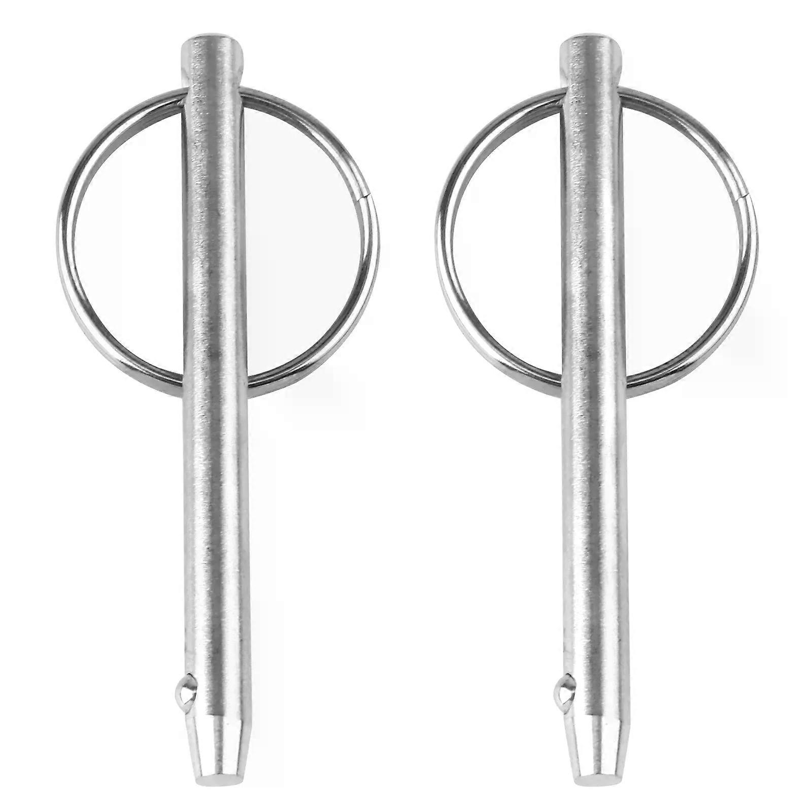 2 Pcs Quick Loading and Unloading Boat Deck Hinge Release Stainless Steel Spring Loaded Marine Hardwares