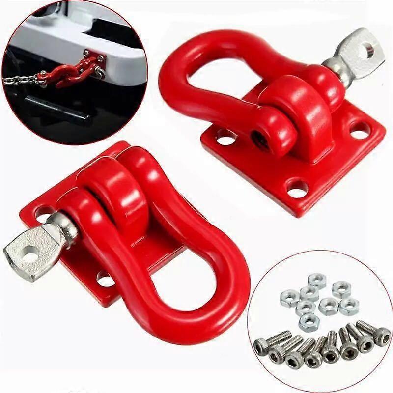 4pcs RC Car Trailer Buckle,SEMAket RC Shackle Rescue Lock Accessory for RC