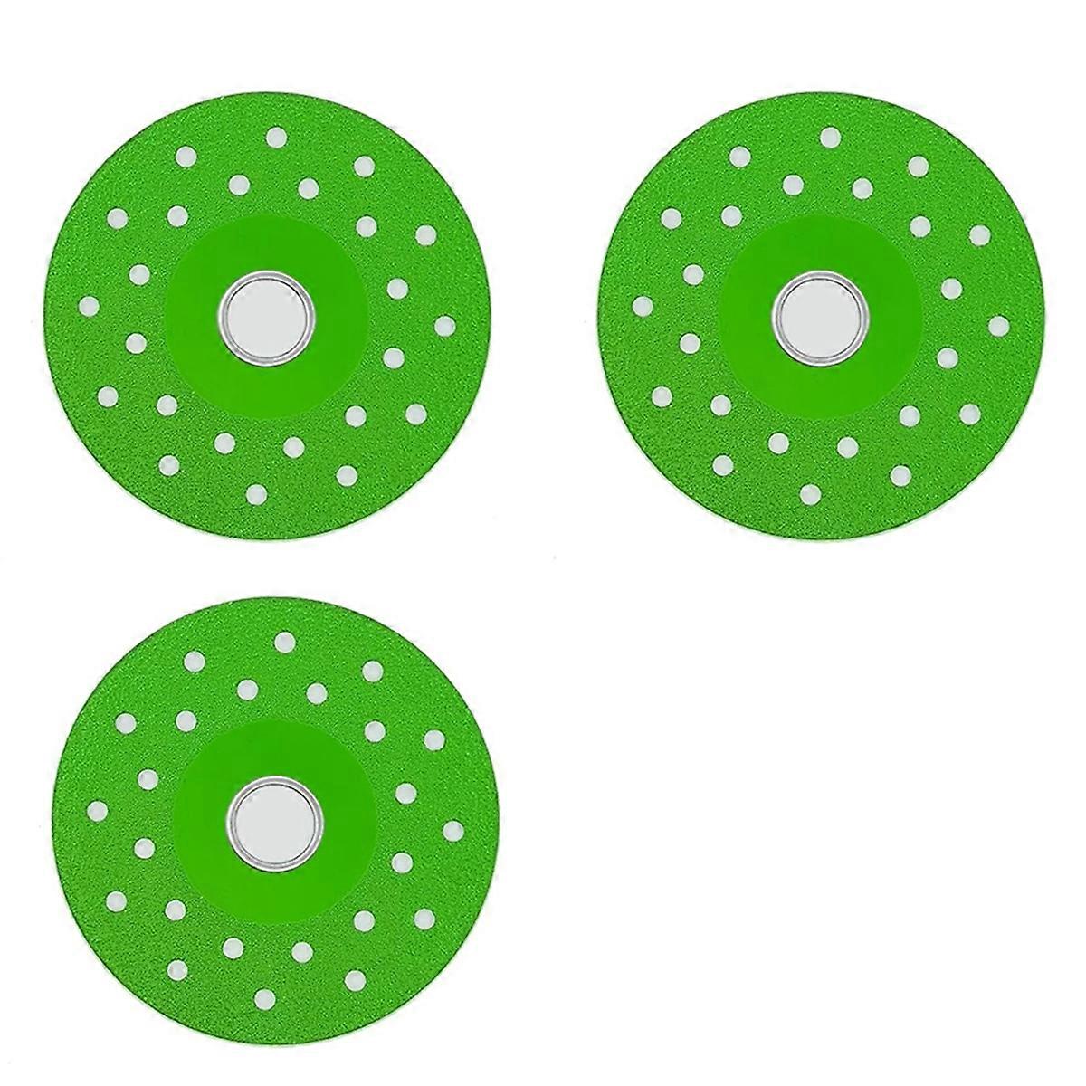 Glass Cutting Disc for Angle Grinder,4inch Ceramic Diamond Blade,Ultra-Thin Tile Cutter for Glass,Crystal,Marble,3-Pack