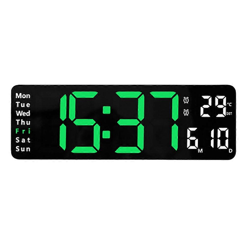 Wall-mounted Dual Alarms LED Clocks Large Digital Display For Wide Applicable Scenarios