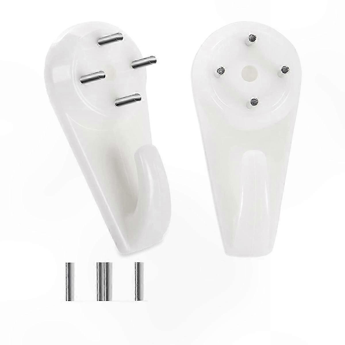 Heavy-Duty Wall Hooks for Art, Tapestries, Clocks, and More - 40 Pack for Concrete, Plaster, and Hard Surfaces