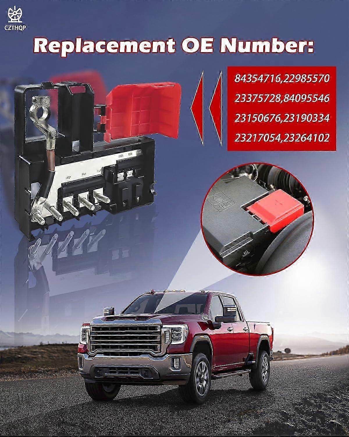 84354716 Battery Distribution Fuse Block for Chevrolet Silverado Suburban Tahoe, Power Distribution 2025