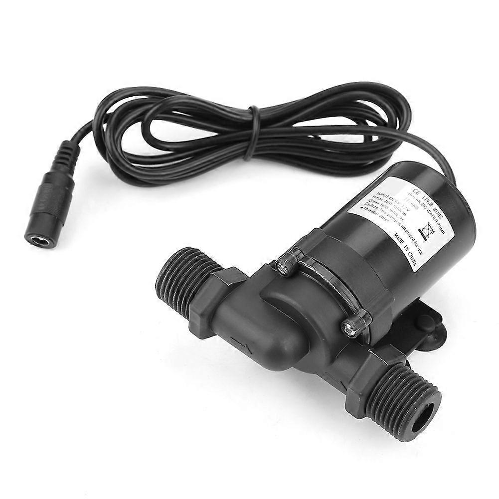 Mini DC borstlös vattenpump för solvärmare 12V 080