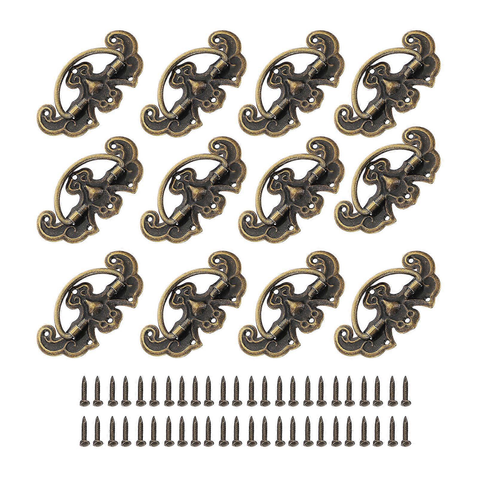 Golden Jewelry Box Knobs for Drawer Using 20Sets Durable Vintage Drawer Pulls