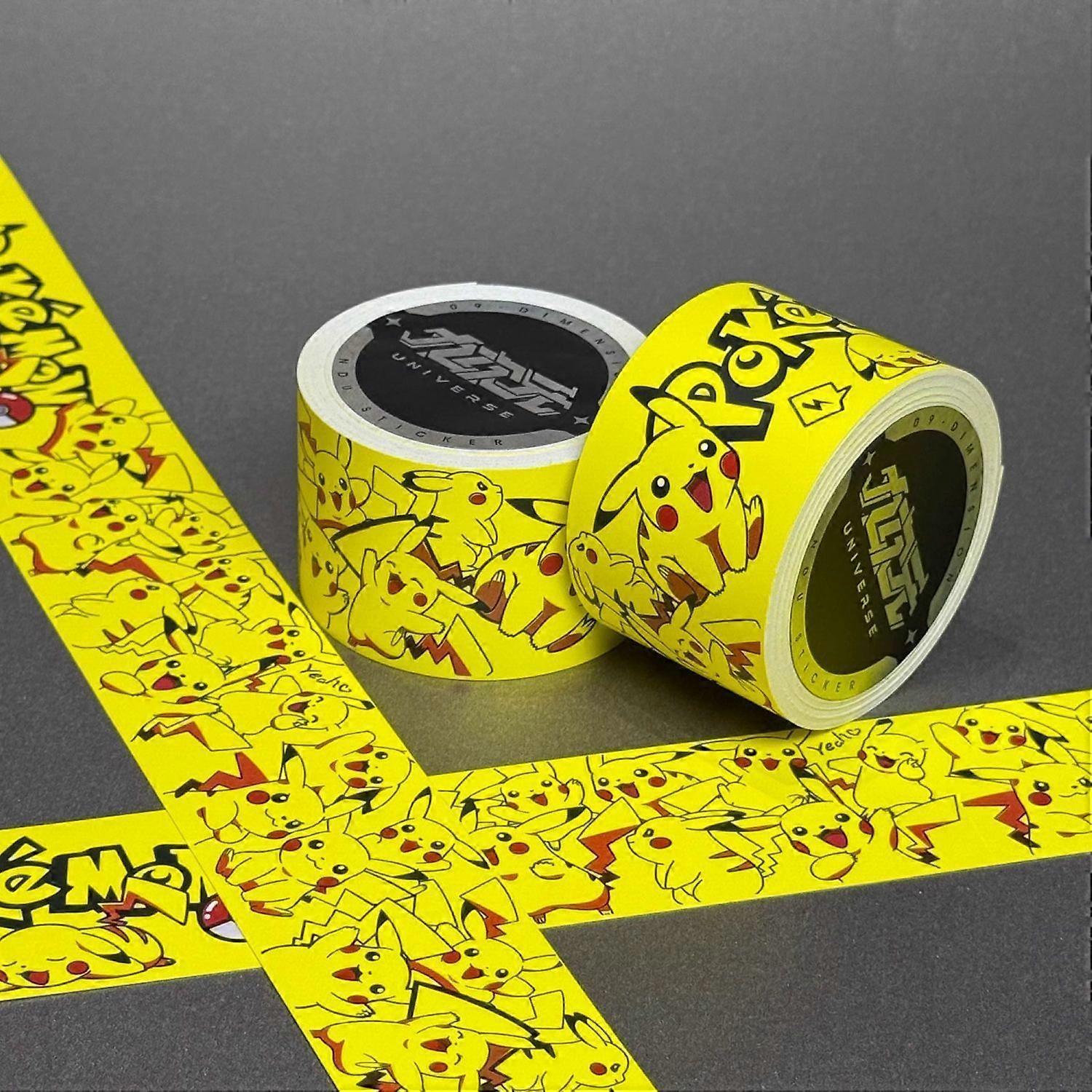 DIY Pokemon Gengar Decorative Tape Creative Synthetic Paper Tape for Collage Journal Scrapbooking Crafts Masking Tape Stickers
