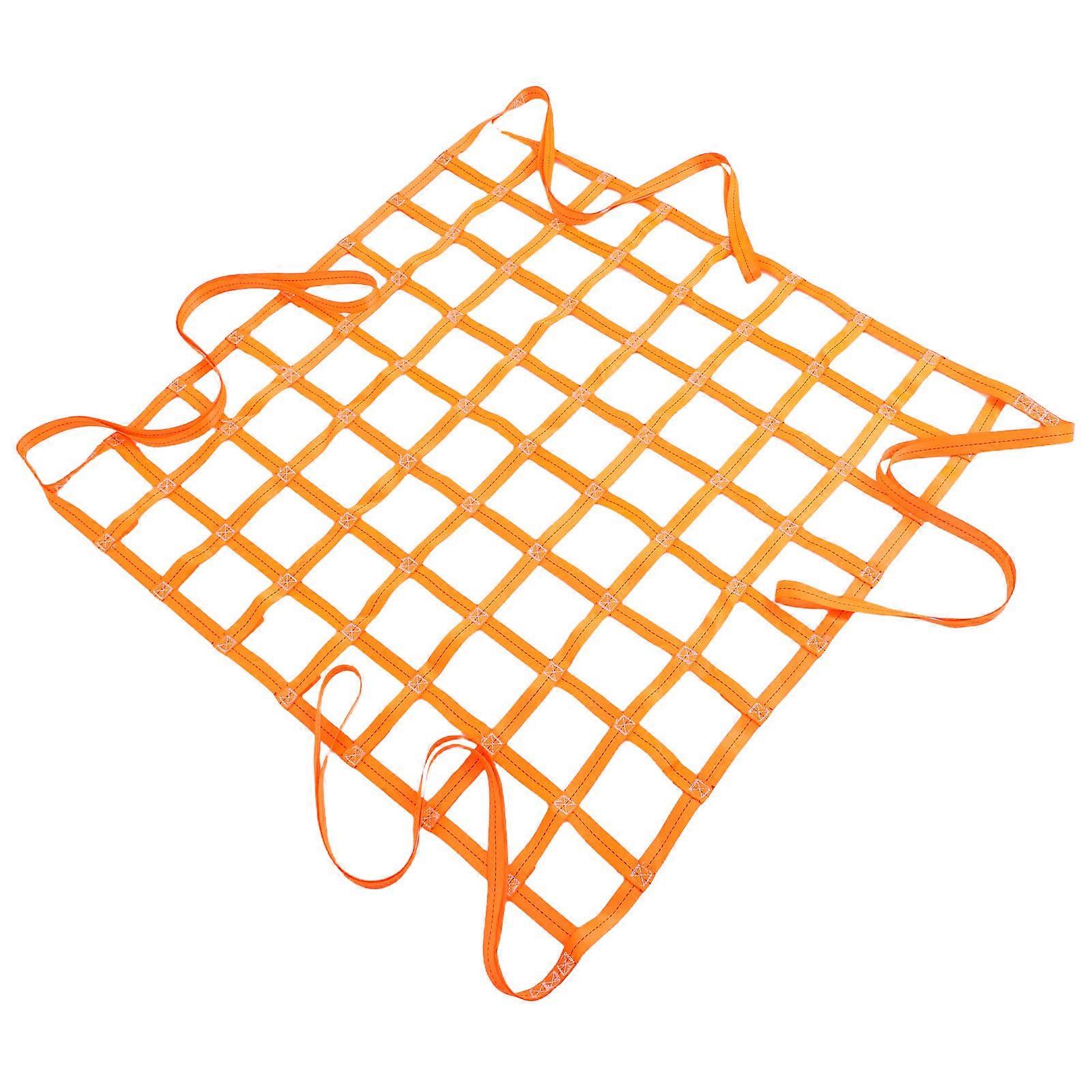 Polyester Cargo Lifting Net for Construction Using 1 Roll Flat Sling Hoisting Net