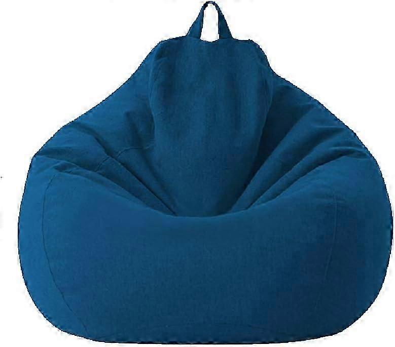 Large Bean Bag Chair Sofa Couch Cover Without Filler Lazy Lounger High Back Bean Bag
