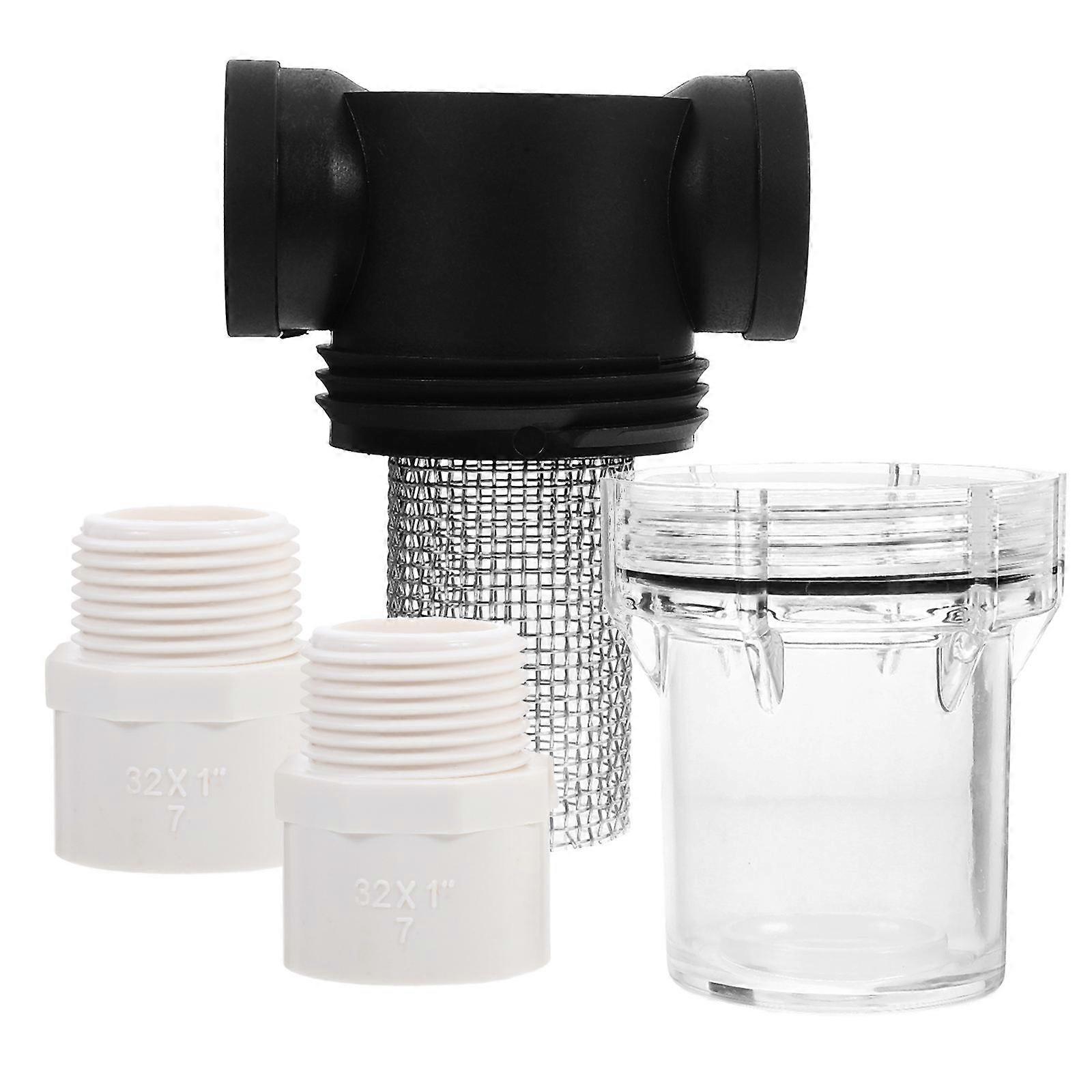 Garden Water Filter Pipeline Mesh Strainer for Irrigation 4Pcs Kit