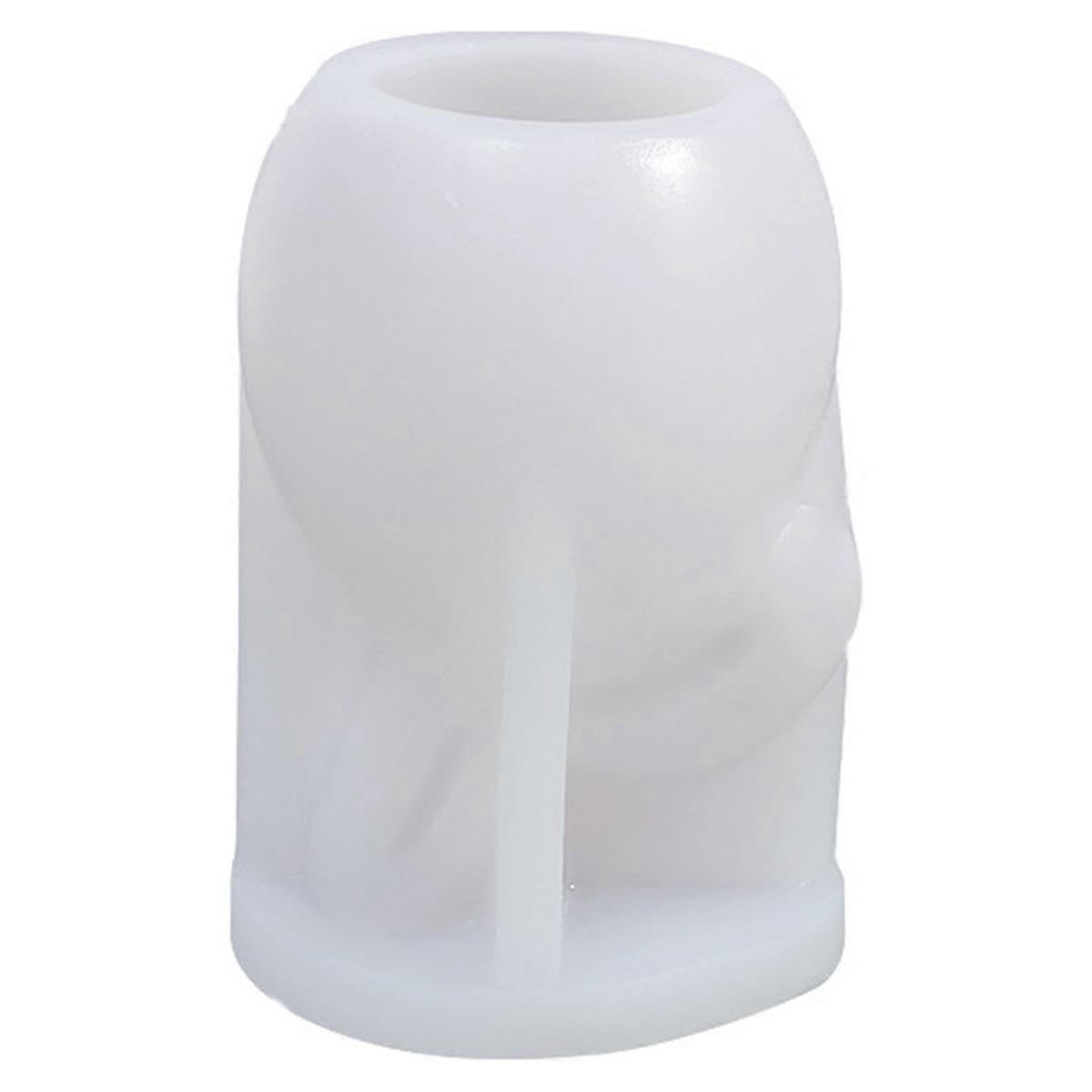 B Easter Bunny Candle Mold, Silicone Mold