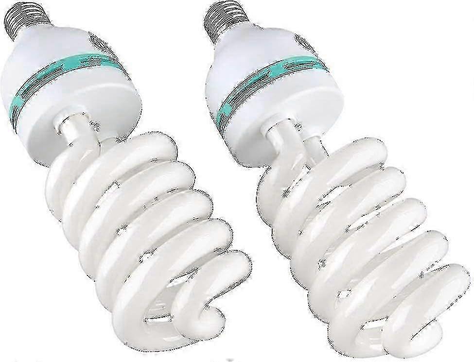 2 x 135W E27 Daylight Photography Bulb Set for Photo Studio Video Daylight Bulb 220V 5500K (2 Pieces