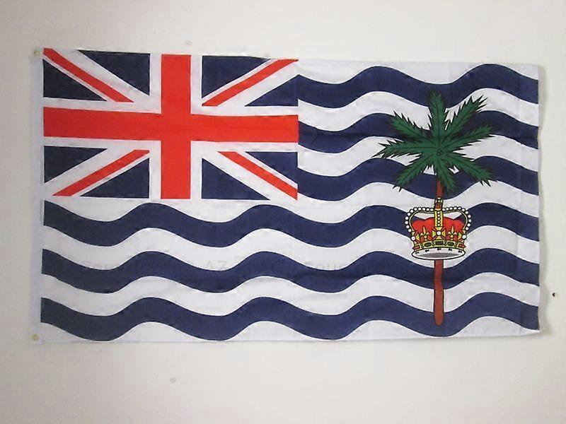 BRITTISKA INDISKA OCEANTERRITORIETS FLAGGA BRITTISKA FLAGGOR BANNER Modell T 547