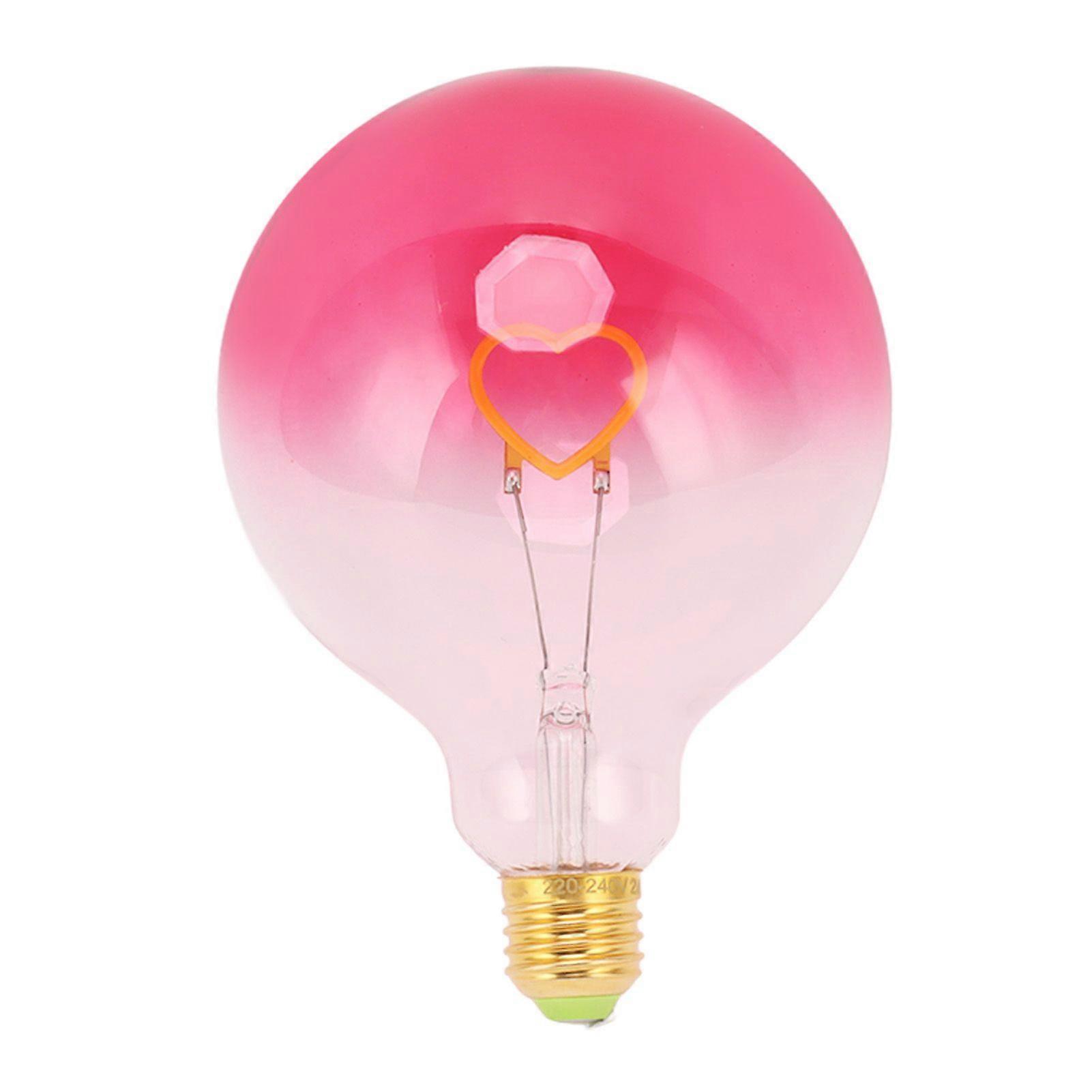 LED Decorative Bulbs Professional Dimmable E27 Screw Base Ambient Night Light Bulb Gradient Pink 220240V