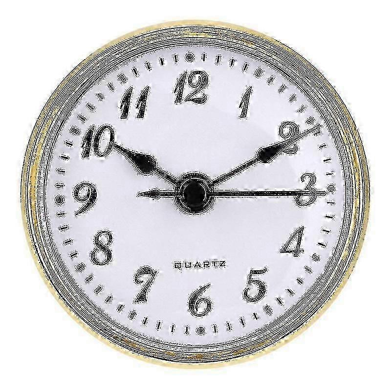 Classic 70mm Quartz Clock Movement Insert with Numbers for DIY Craft and Clock Making Projects