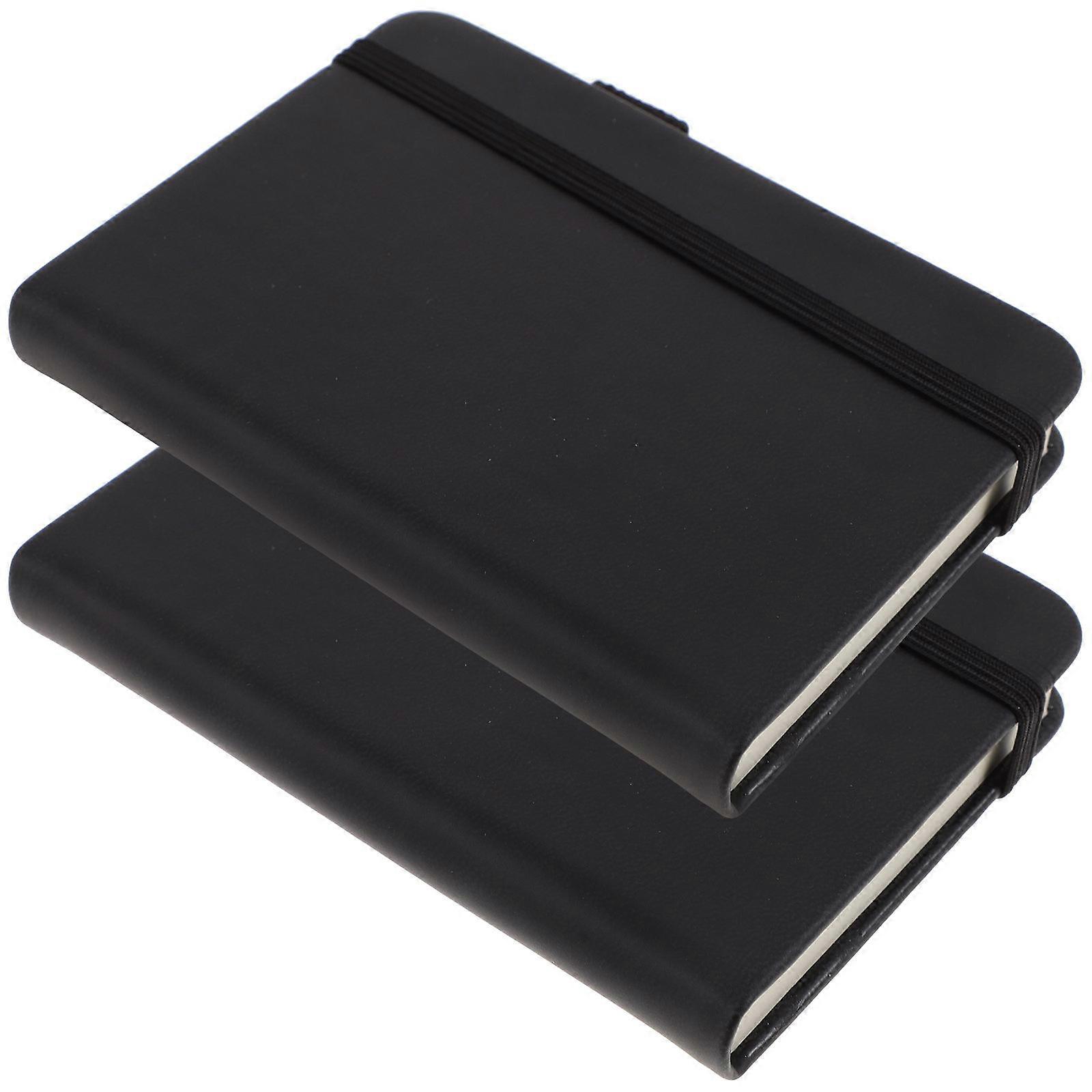 Black Pocket Notebook Ideal For Students And Office Workers Featuring Simple Design Perfect For Recording Memos And Notes 10 Pcs