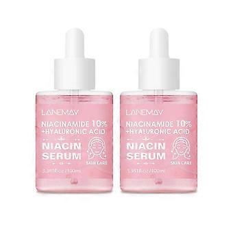 Suero blanqueador antiedad con niacinamida y ácido hialurónico para minimizar poros, eliminar manchas oscuras y puntos negros, además de hidratar. 2025