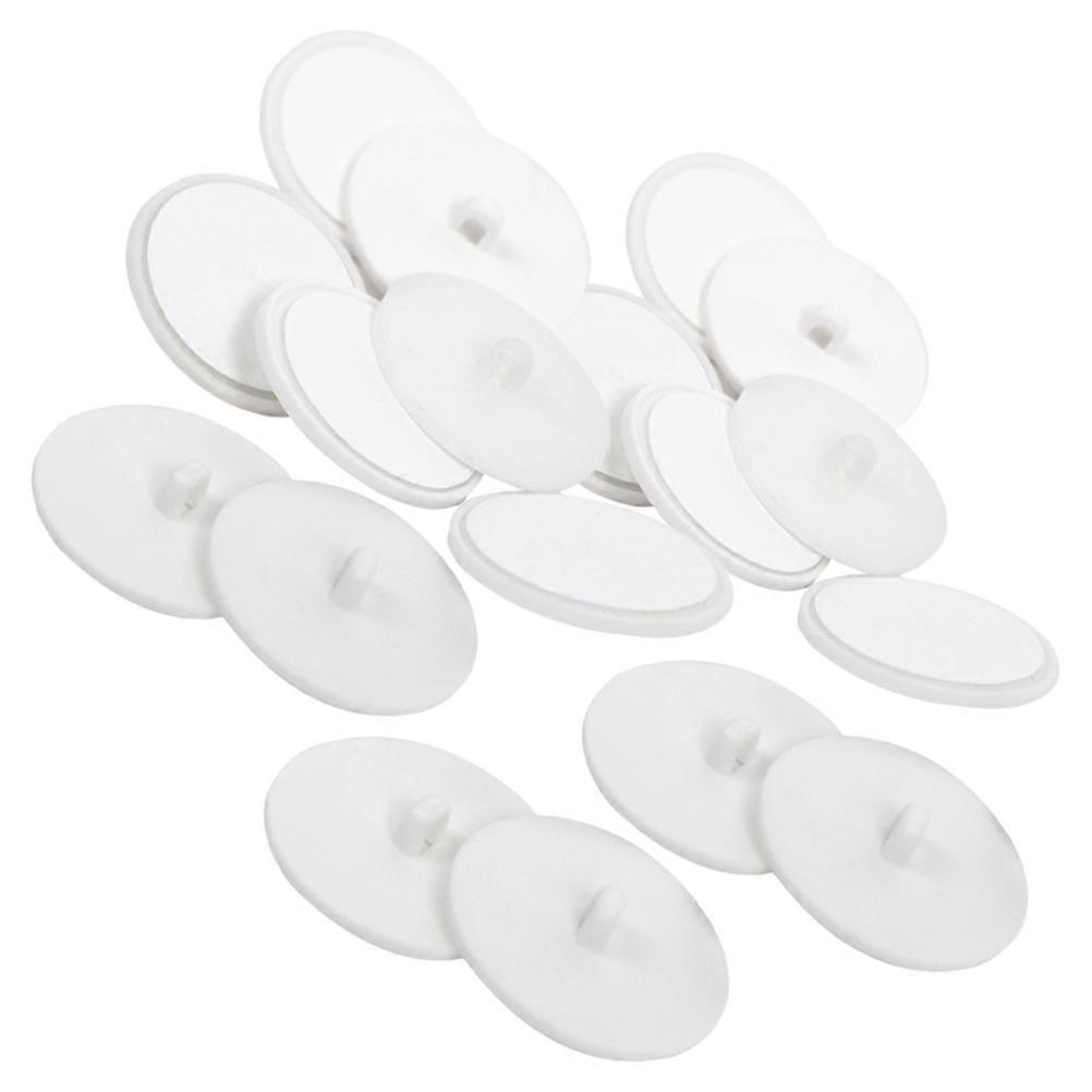 White Self Adhesive Ceiling Hooks 200 Pcs Strong Load-Bearing Hanging Decorations Small Disc Shape For Various Occasions