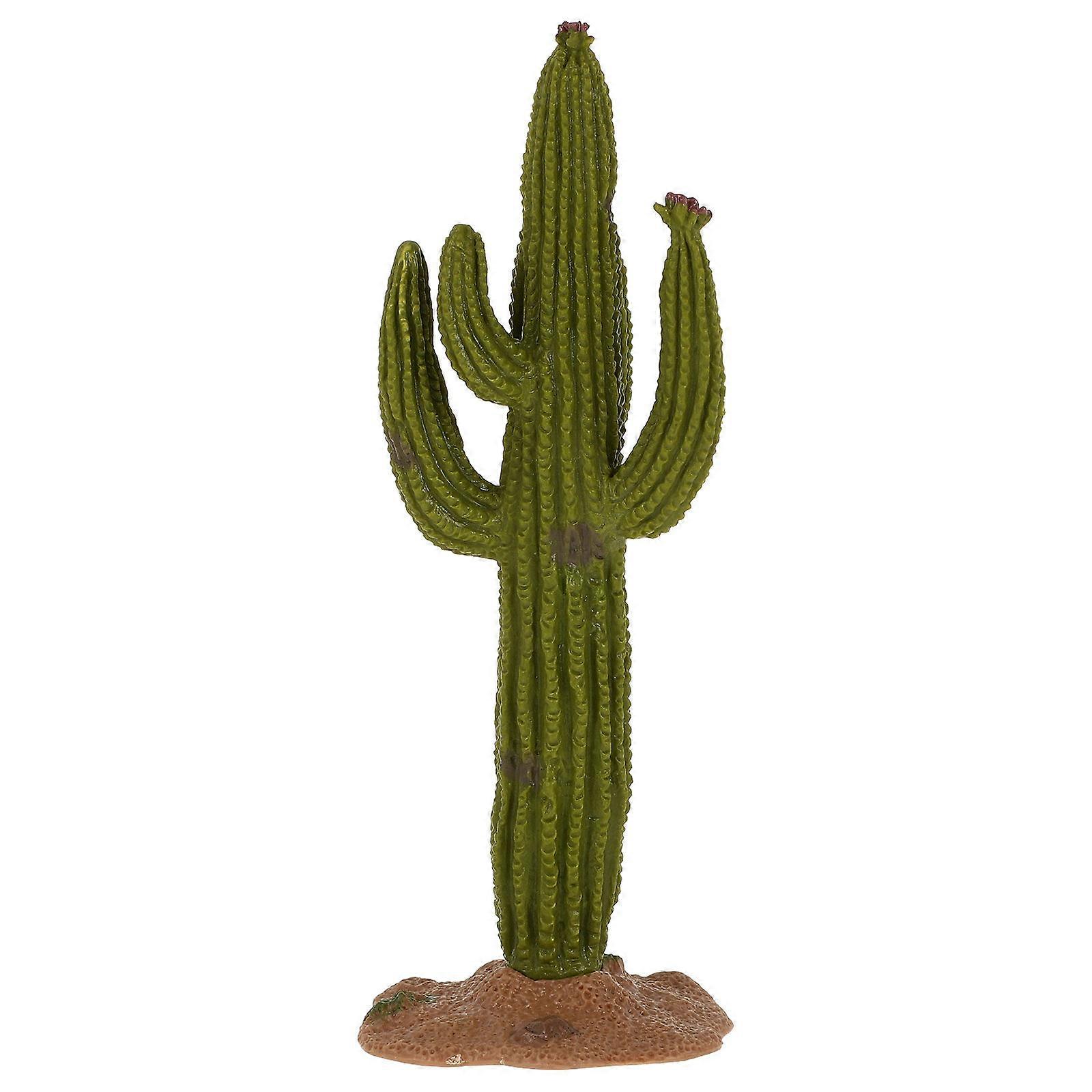 Desktop Cactus Decor Resin Model for Decor Green Mini Plant