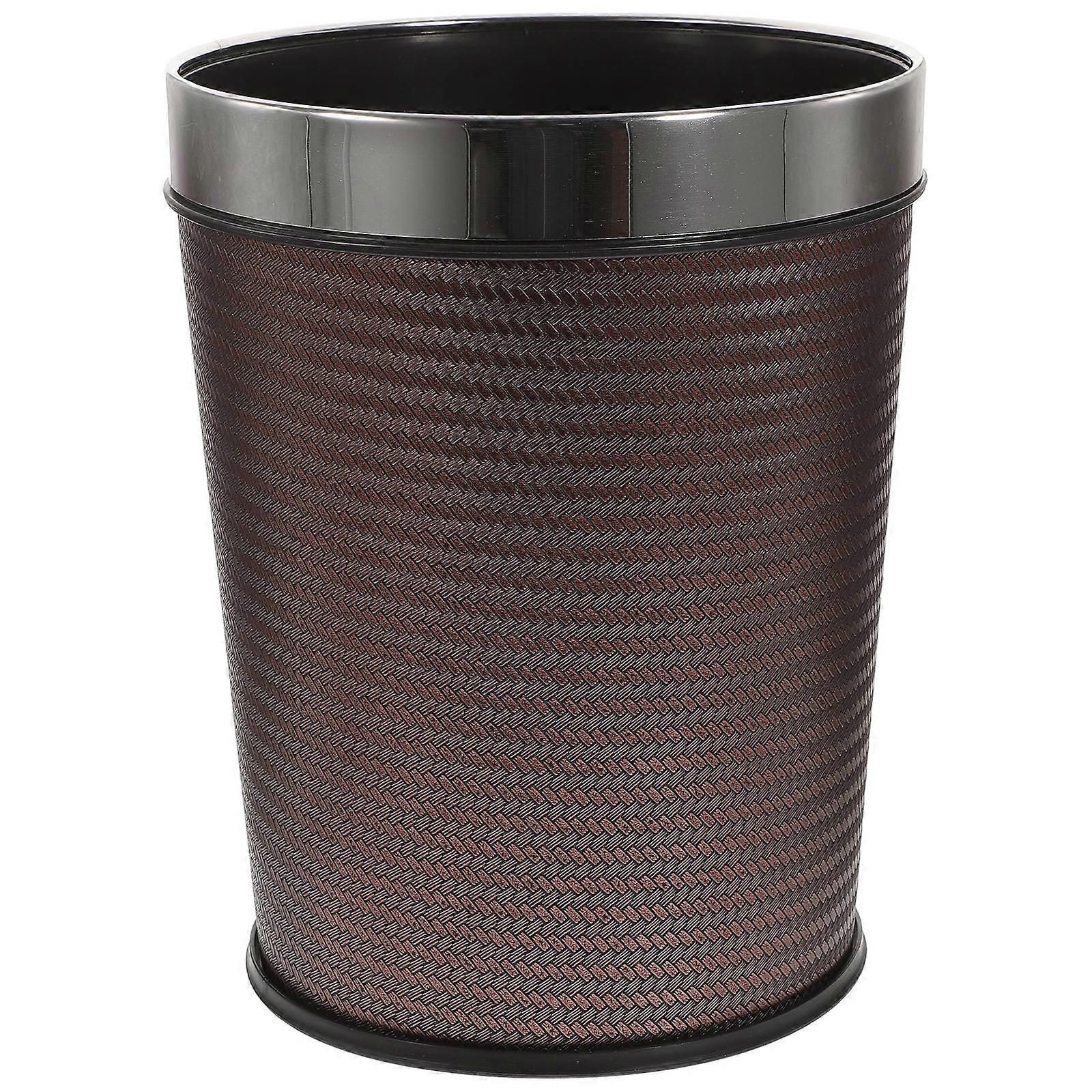 Retro Style Waste Container Household Trash Bin for Daily Use 2Pcs