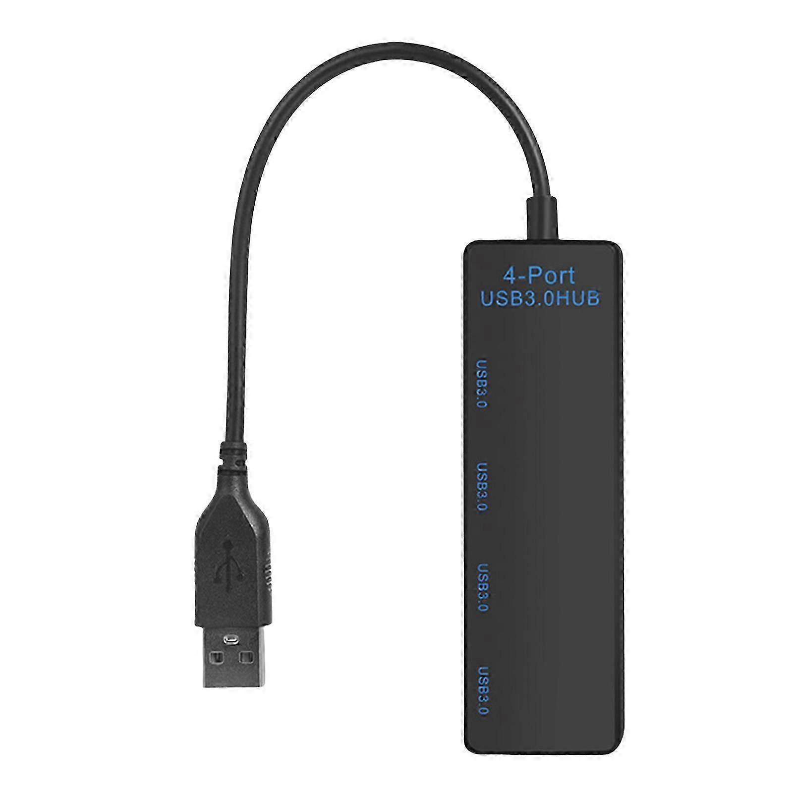 MultiDevice USB3.0 Hub 4Port USB Splitter for Desktop Laptop TV Enables Fast Data Transfer Charging PC Connectivities
