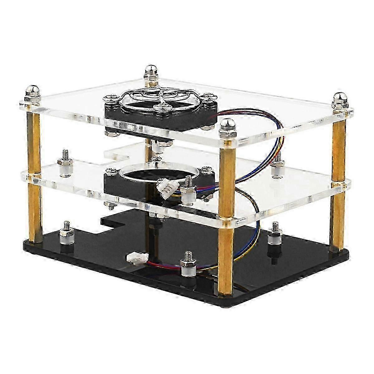 Suitable for 5 Multi-Layer Acrylic Shell Transparent Material Protective Shell with Cooling Fan YVL