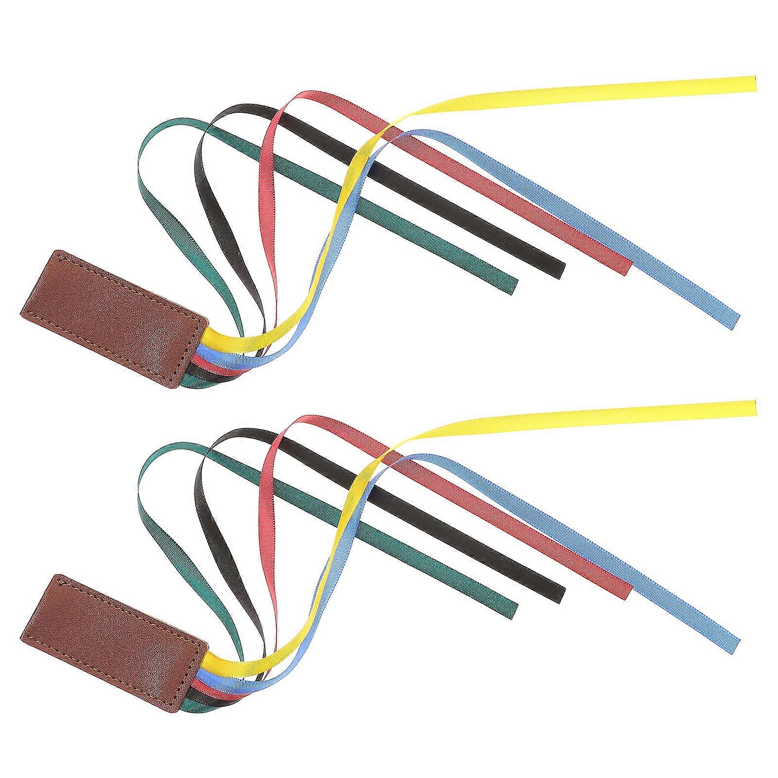 Design Page Markers 6 Pcs Colorful Ribbon Bible Bookmarks Perfect For Students And Families During Reading 37X3.2X0.2CM