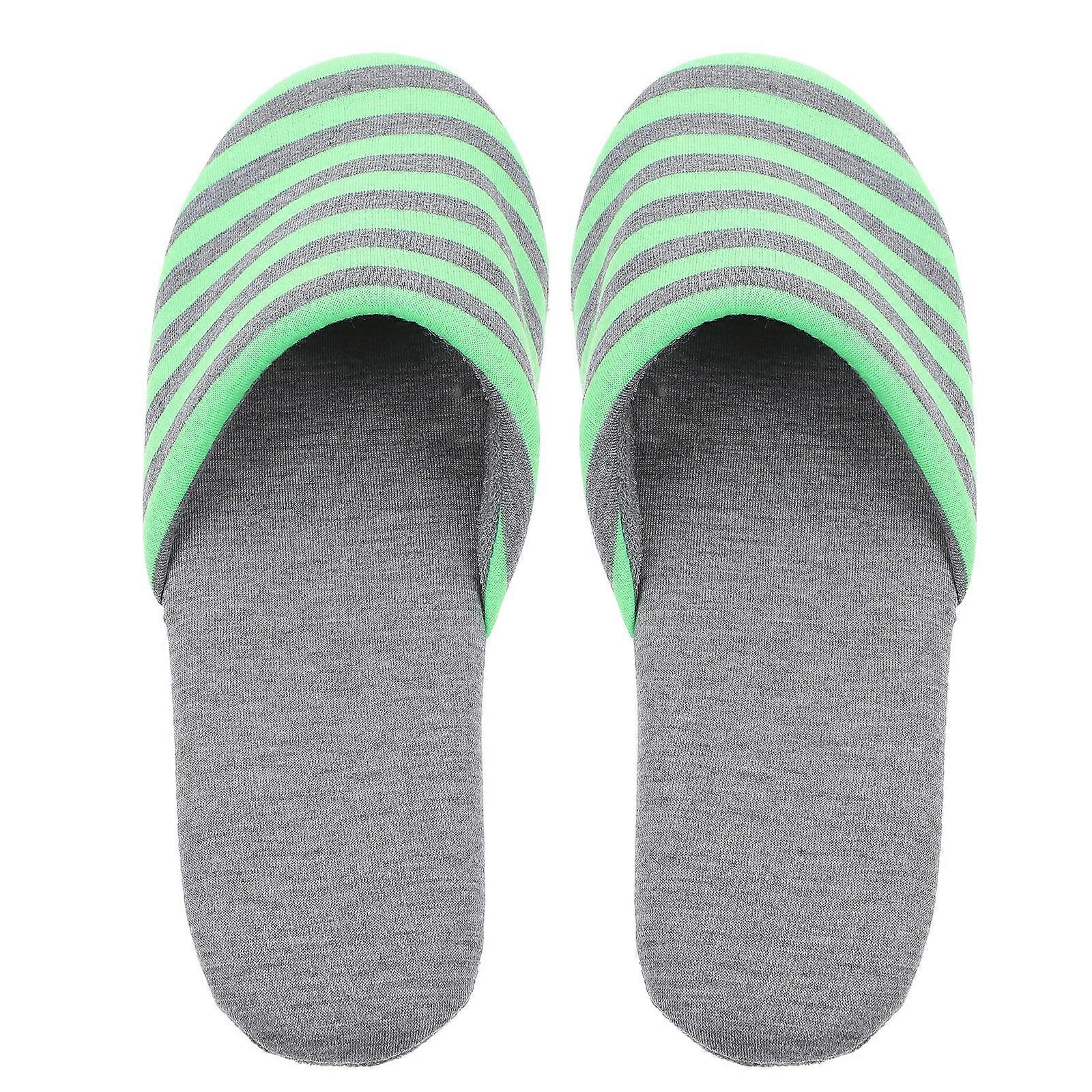 Cotton Cloth Slipper Folding Slippers for Traveling 2Sets Portable Design