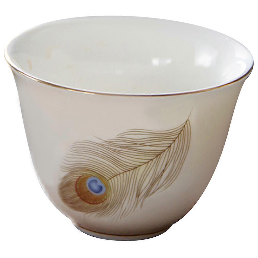 2Pcs Ceramic Tea Cup Suitable For Entertaining Guests Square Shape White Dishwasher Safe Functionality