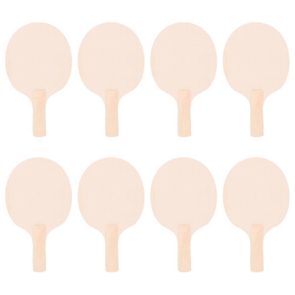 Lightweight Wooden Paddle Blanks for Painting Ideal for Training and Competitive Matches Featuring Ergonomic Handling 4Pair