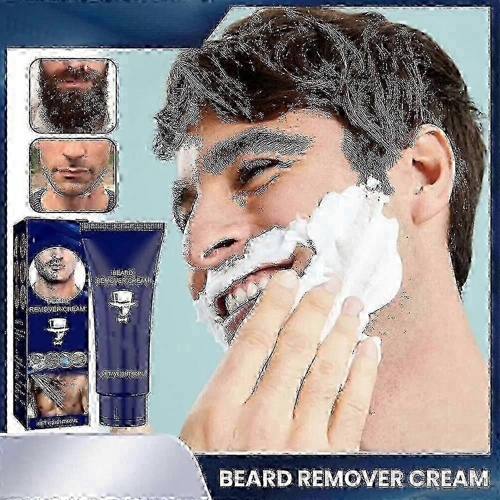 الرجال كريم إزالة اللحية الشعر الدائم ، معجون مزيل الشعر شارب الوجه ، كريم إزالة الشعر للرجال للوجه والصدر