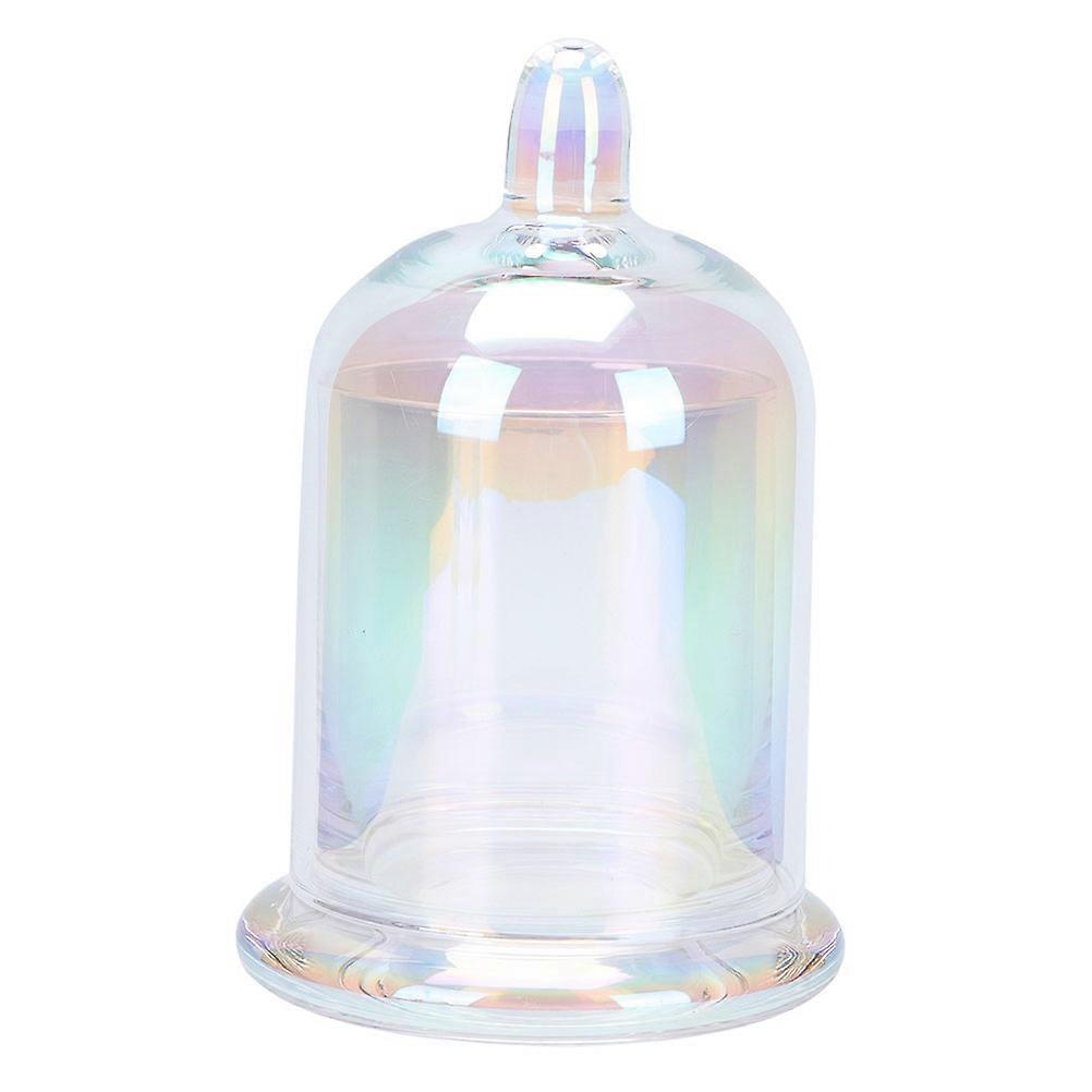 Glass Candle Holder for Candle Making 2Sets with Assorted Color Style