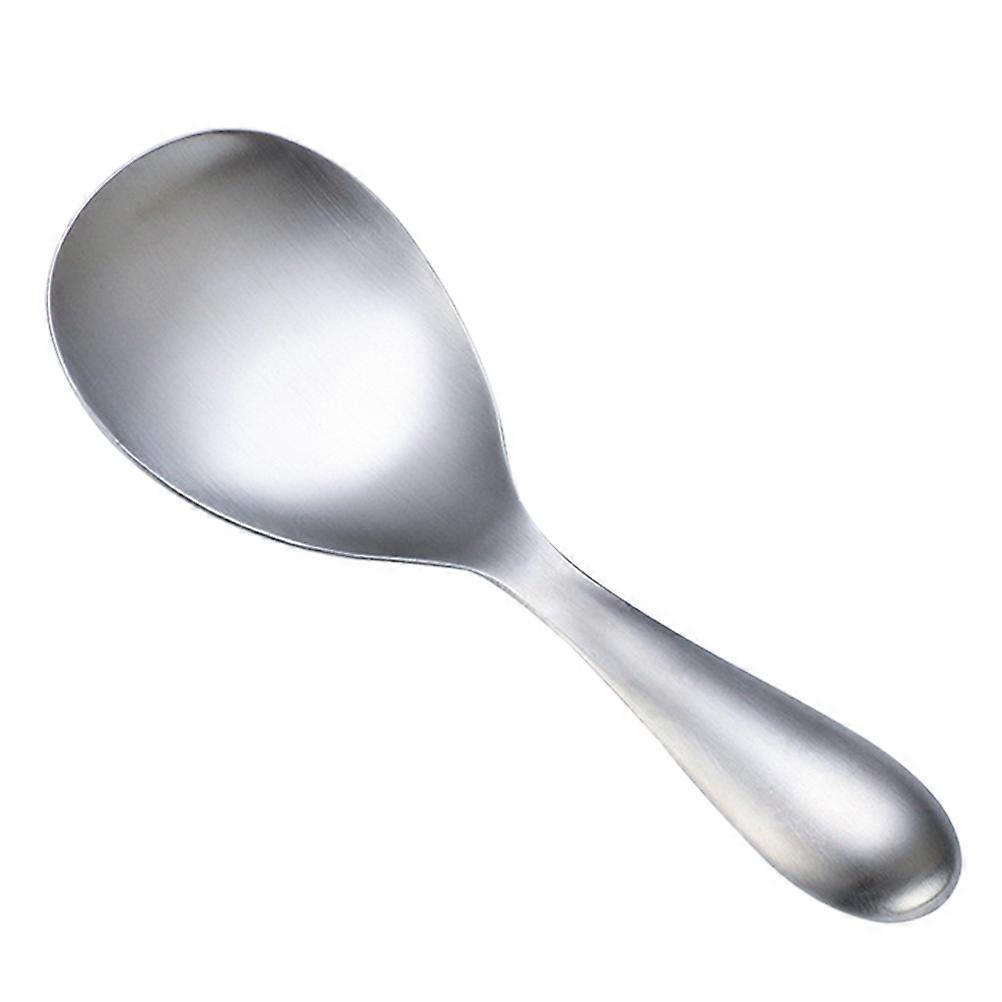 Rice Spoon Stainless Steel for Serving 2Pcs Large Silver Scoop