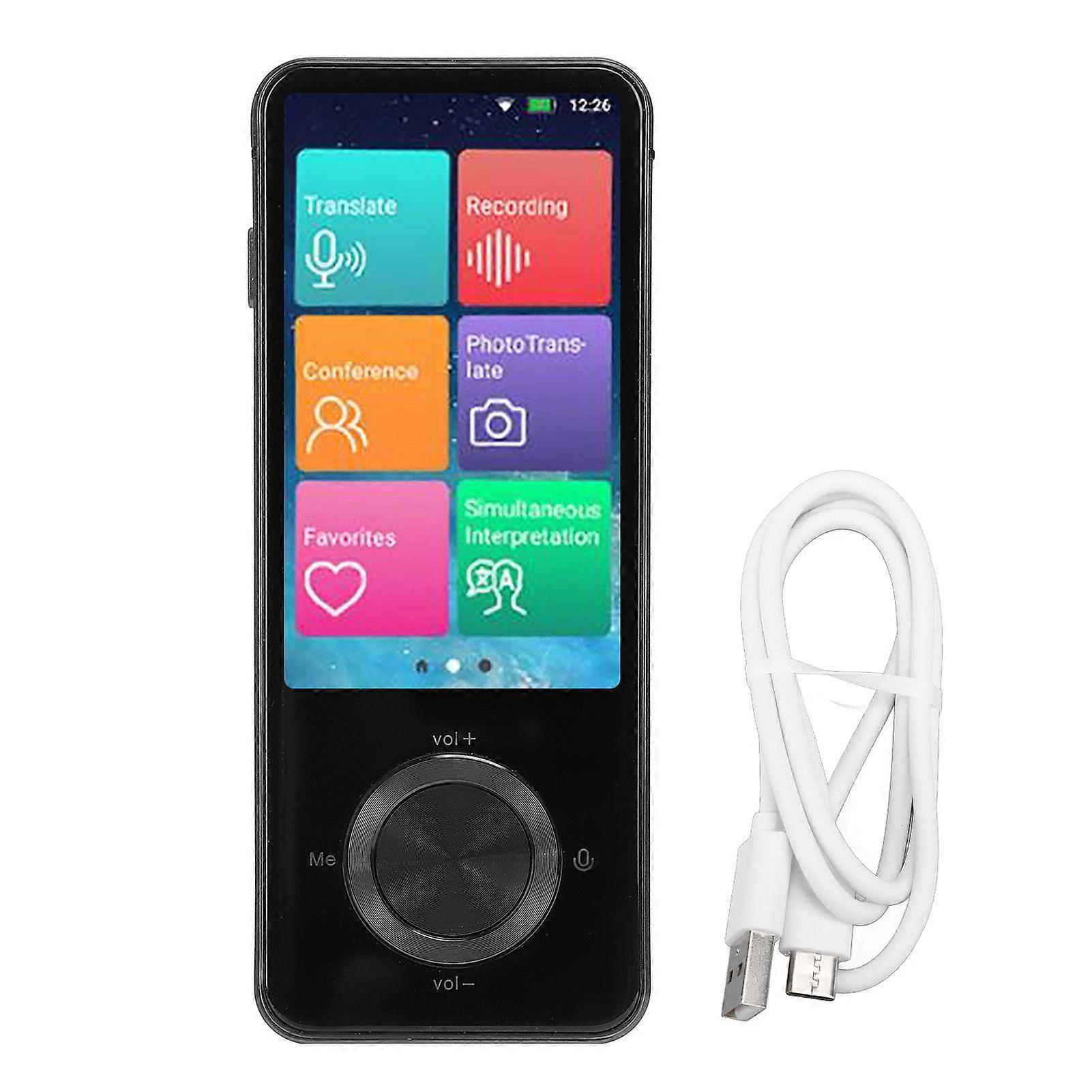 137 Language Translator Device Online Offline Photo Translation Portable Instant 2 Way Translator for Travel Business Learning