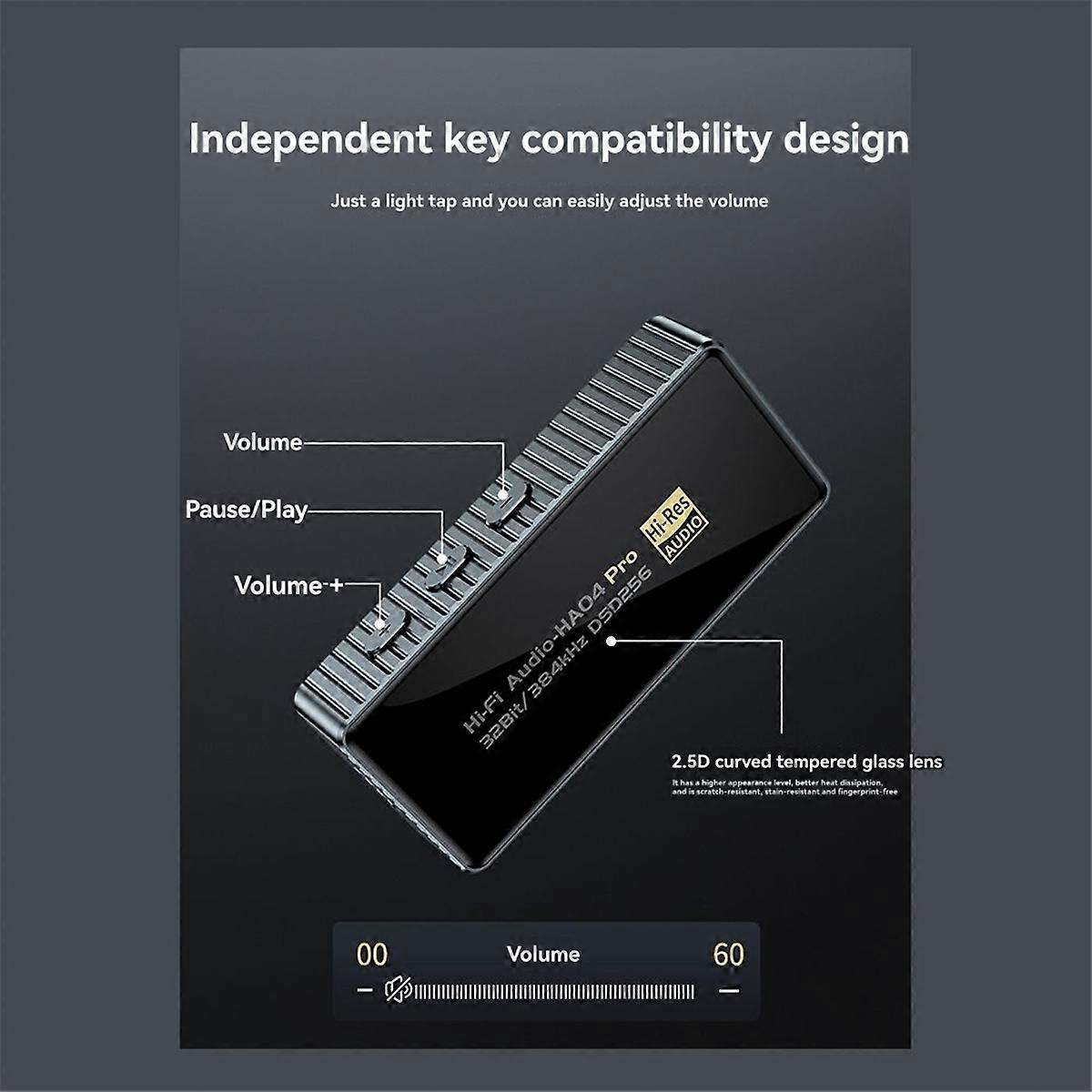 HiFi Audio Headphone Amplifier 3.5mm 4.4mm
