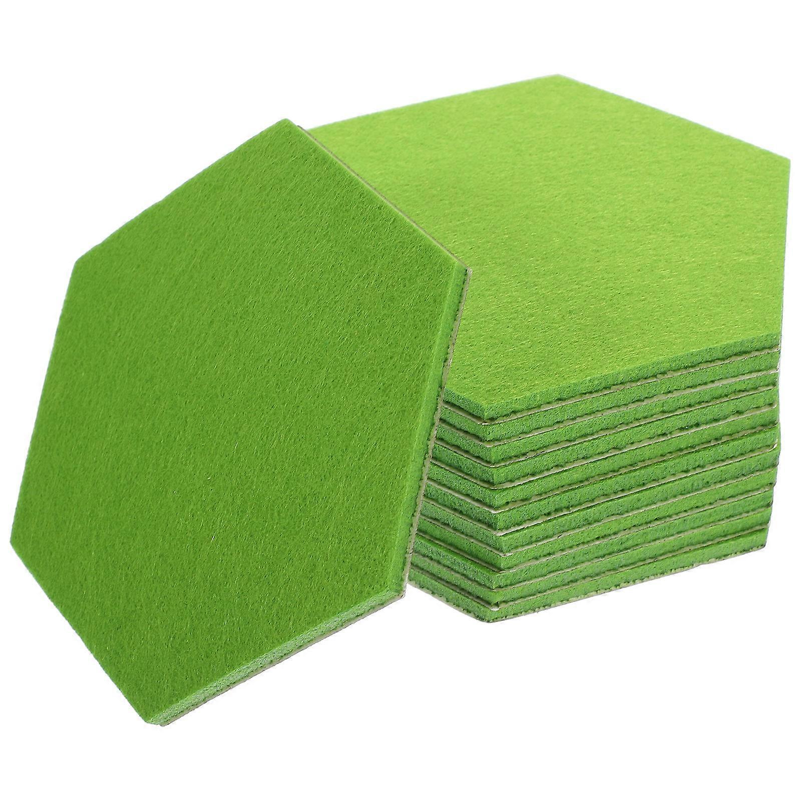 Hexagon Felt Boards 12Pcs Wall Decor For General Users In Home School And Office Scenarios Featuring Unique Design