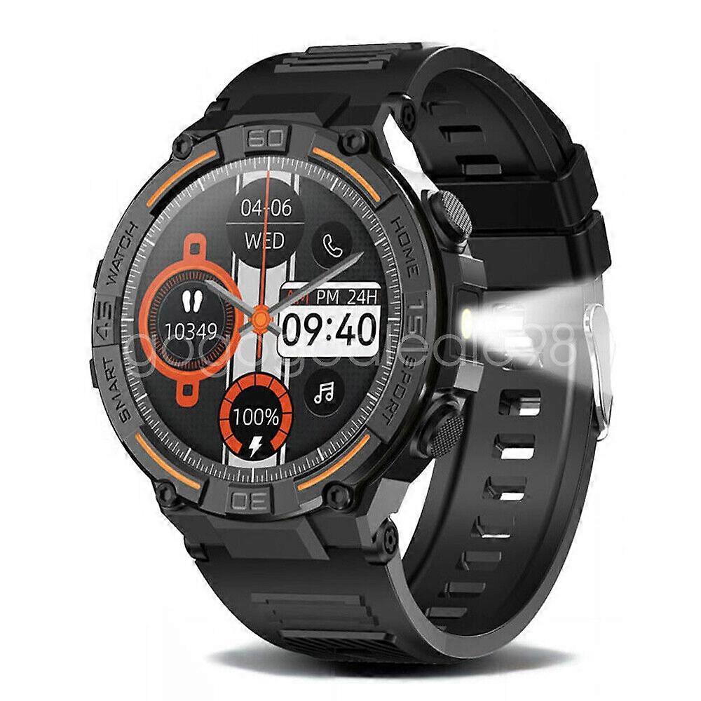 Smart Watch LED Light Bluetooth Call Waterproof Fitness Tracker Men Watch