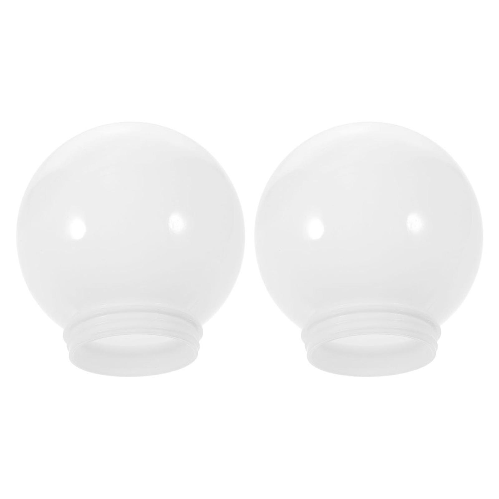 Round Lampshade Lamp Accessory Outdoor Use Ceiling Lamp 10cm Diameter Waterproof 2Pcs